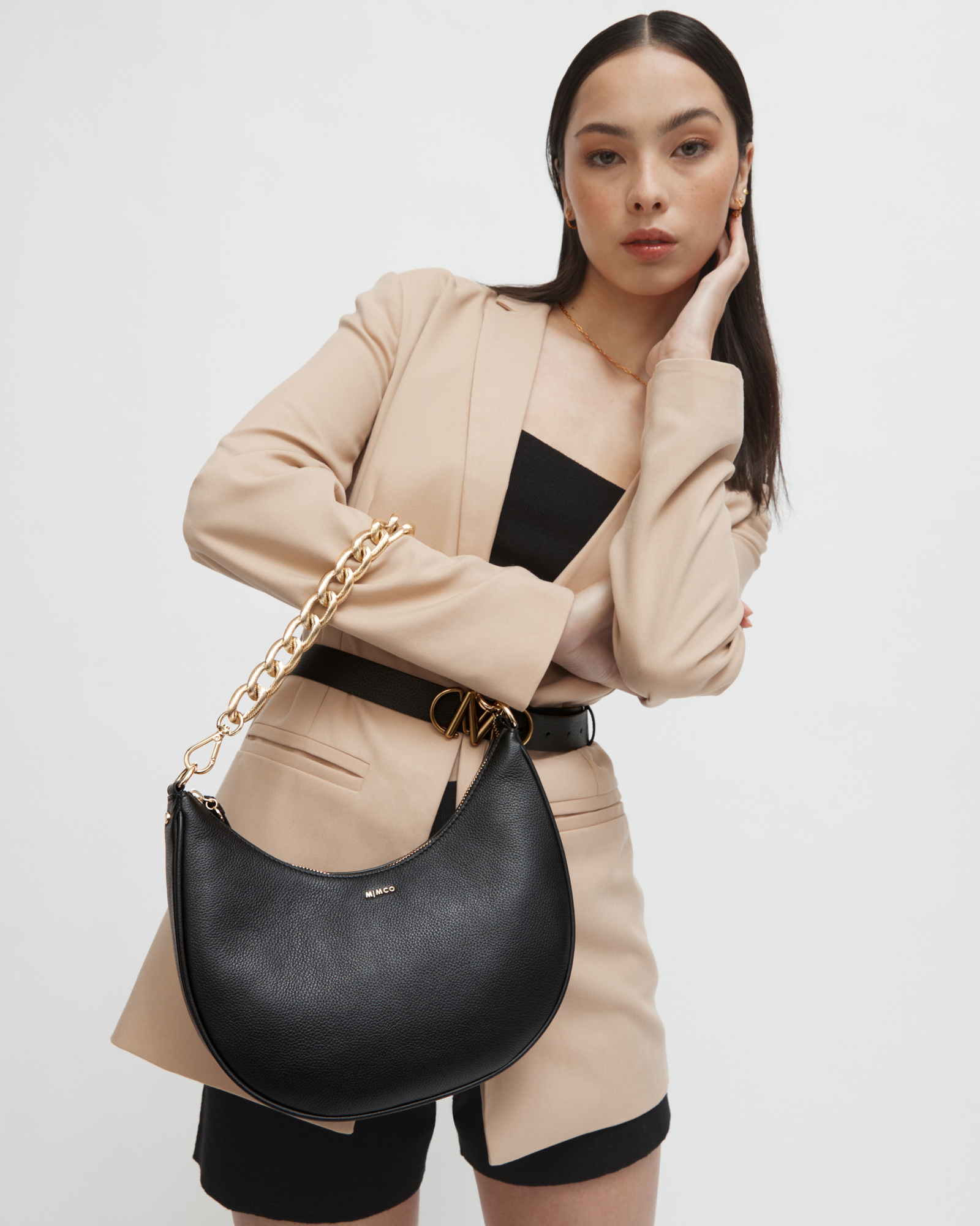 Mimco Classico Crescent Cross Body Bag