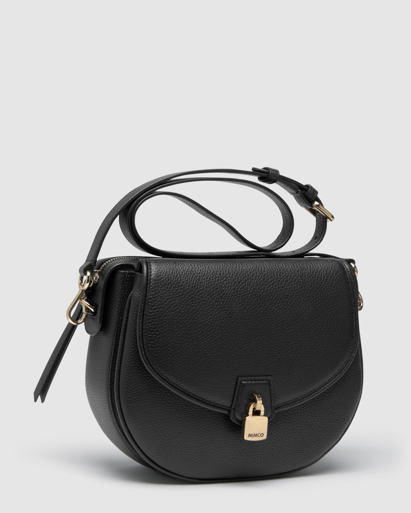 Mimco Lock-it Saddle Cross Body Bag