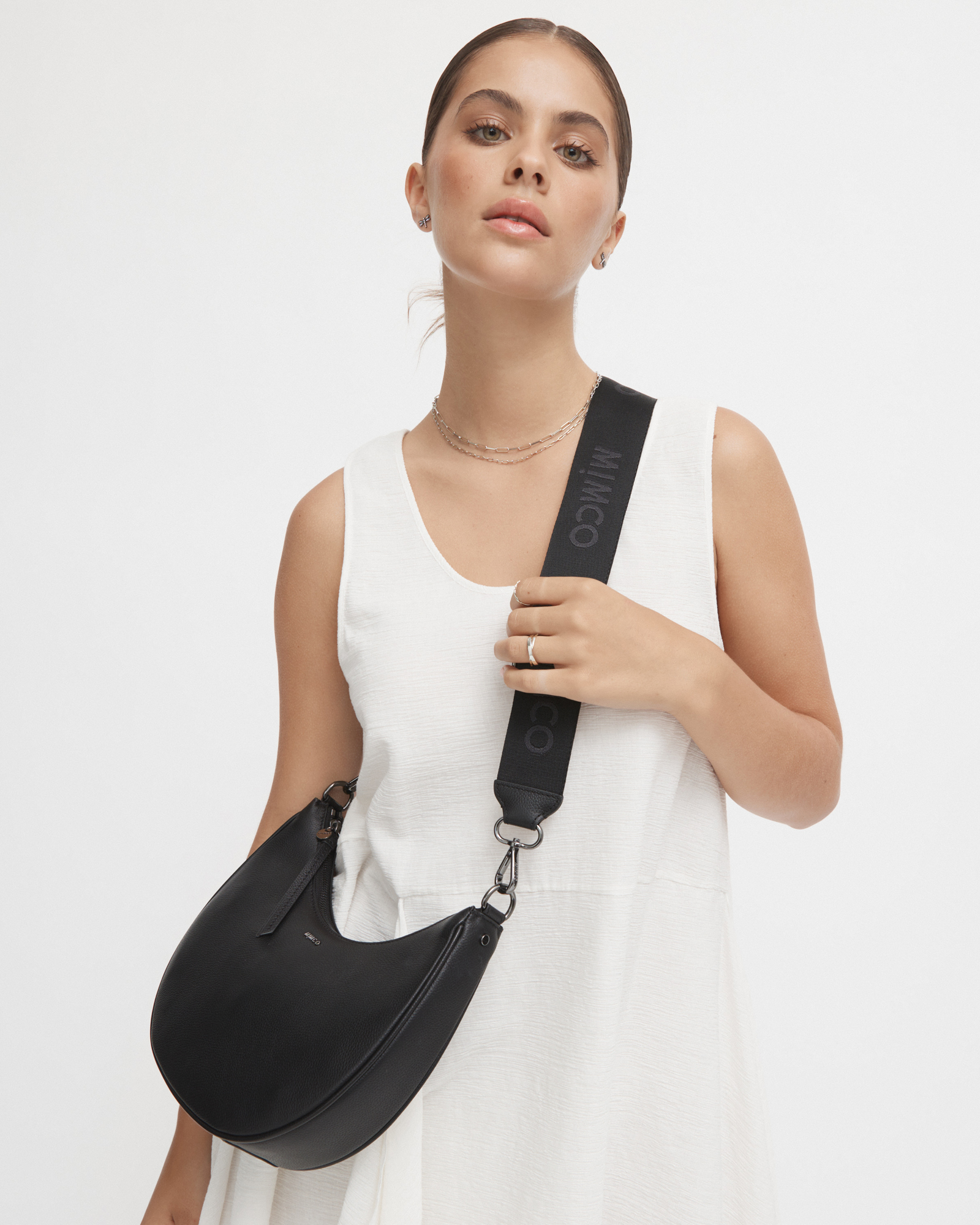 Mimco Classico Crescent Cross Body Bag