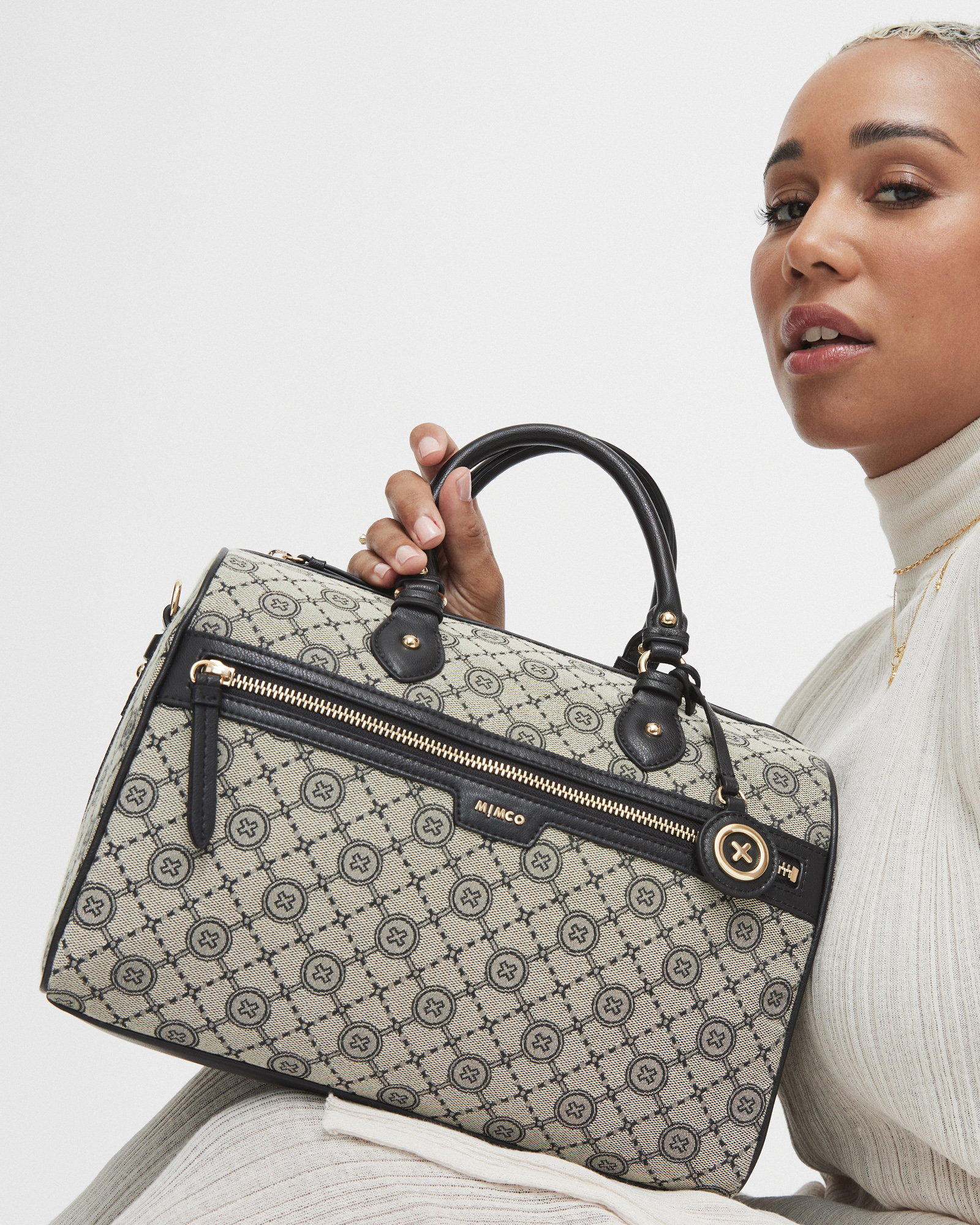 Mimco Mim-gram Bowler Bag