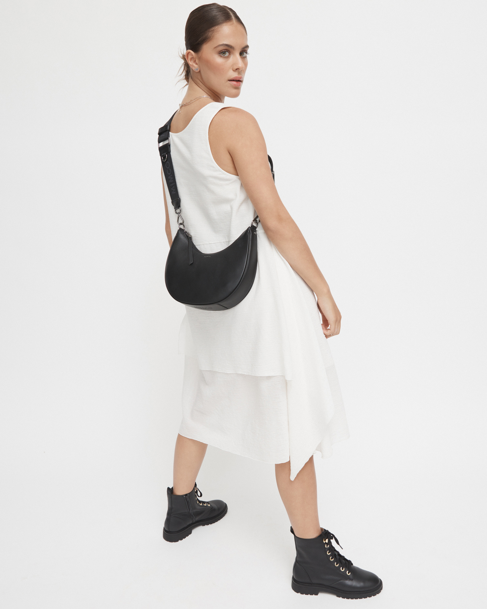 Mimco Classico Crescent Cross Body Bag