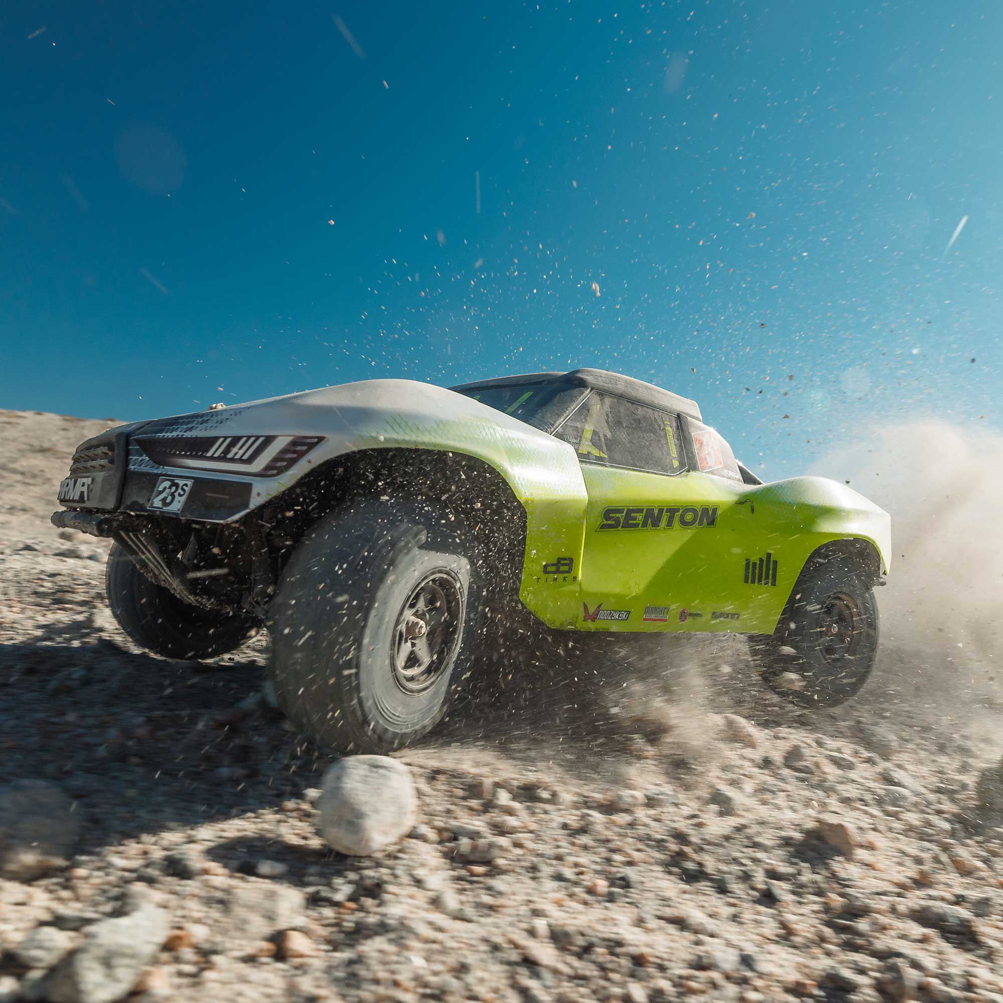 ARRMA 1/10 SENTON 223S DSC 4X4 RTR Brushless Short Course Truck, Yellow