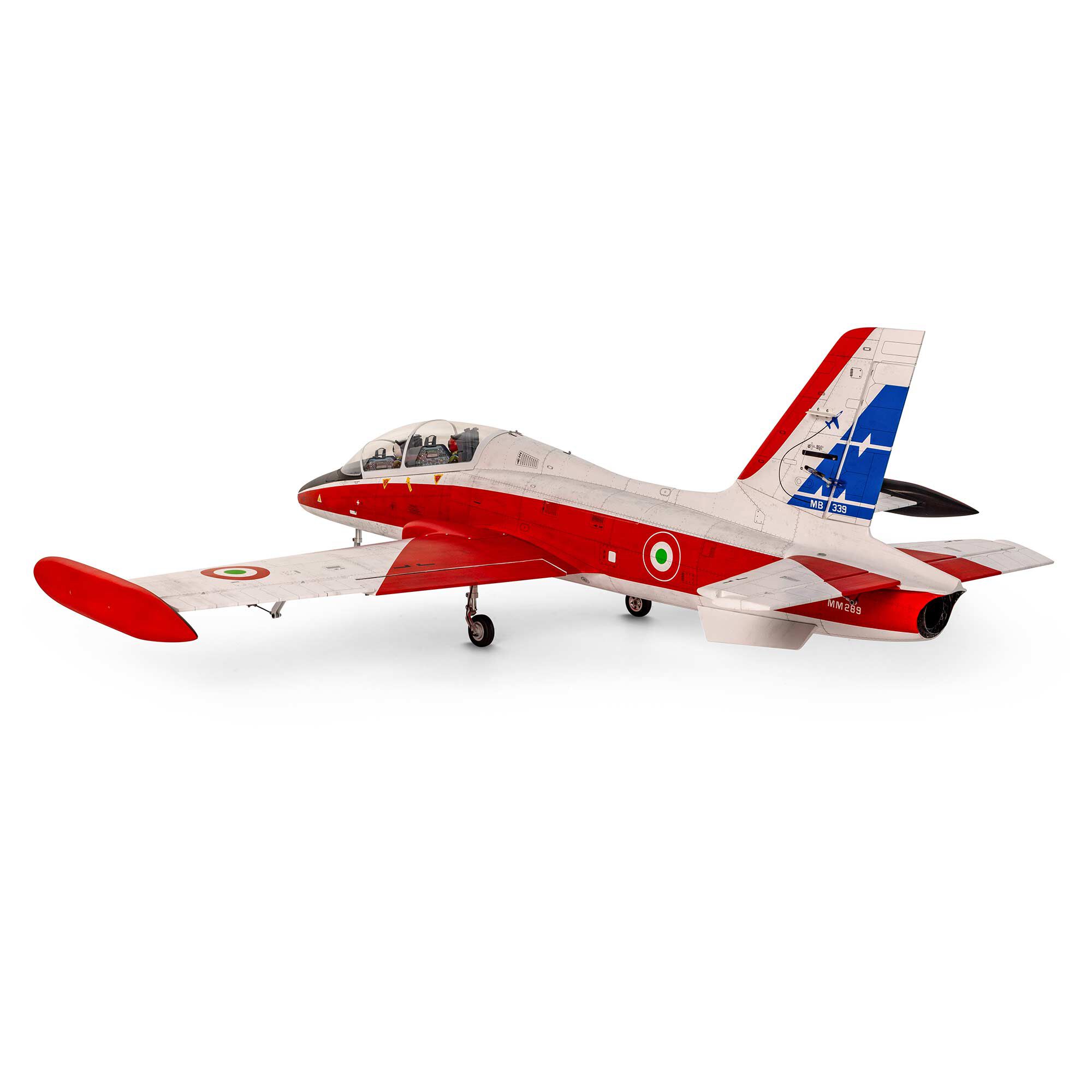 Hangar 9 Aermacchi MB-339 60-86N Scale Military Turbine Jet ARF, 84"