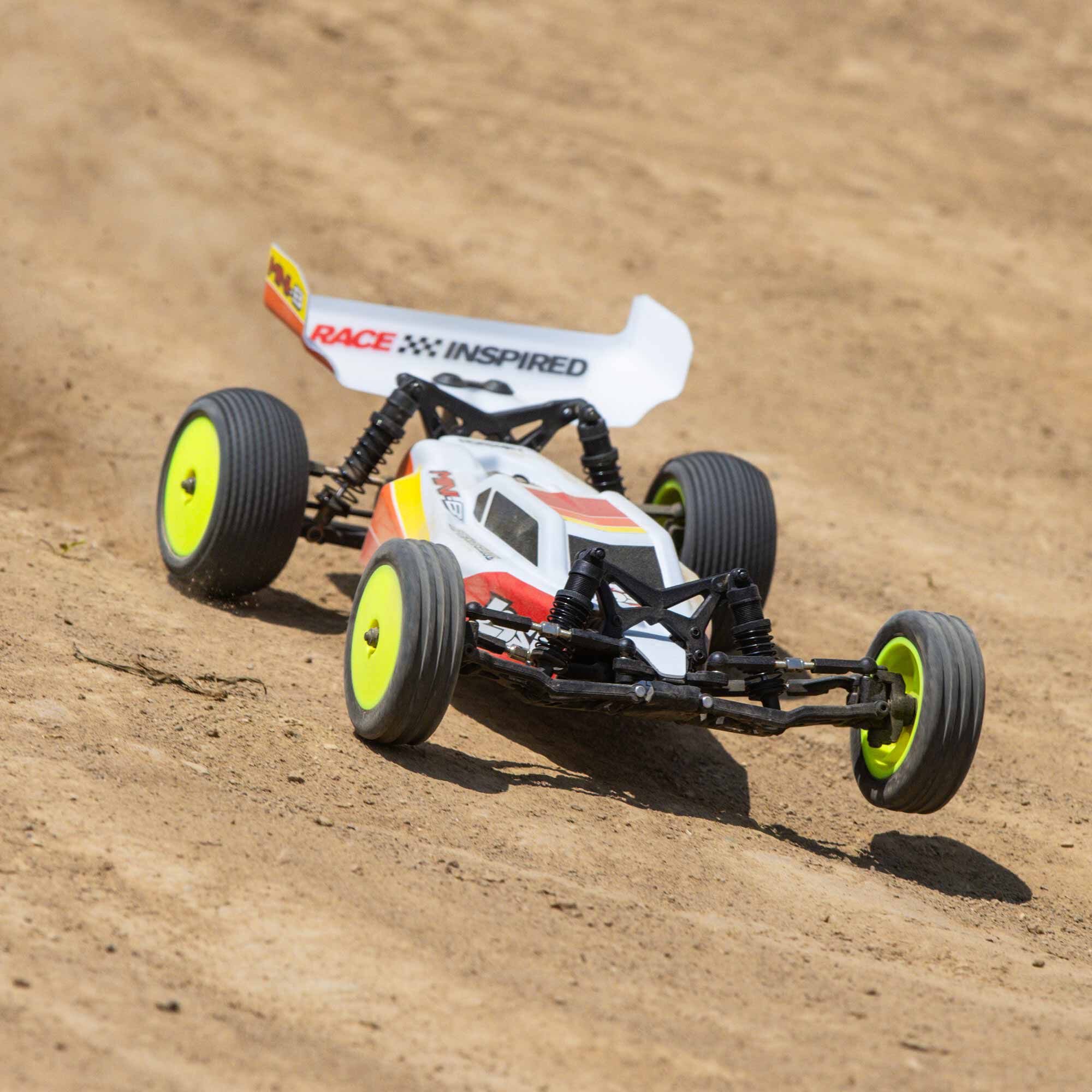 Losi 1/16 Mini-B 2S 2WD RTR Brushless Buggy (Battery & Charger included), Red