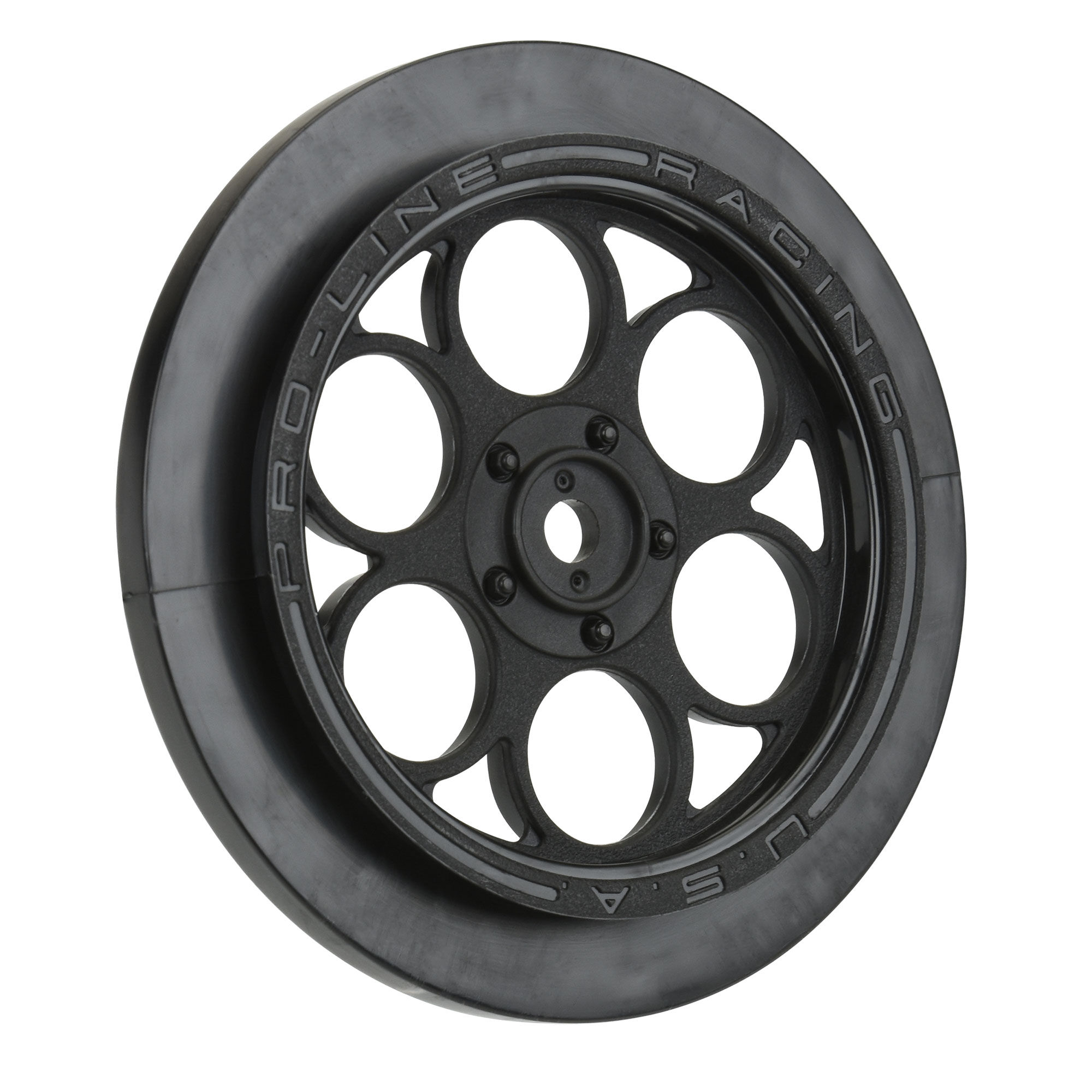 Pro-Line Racing 1/10 Showtime Front Runner Front 2.2"/2.7" 12mm Drag Wheels (2) Black