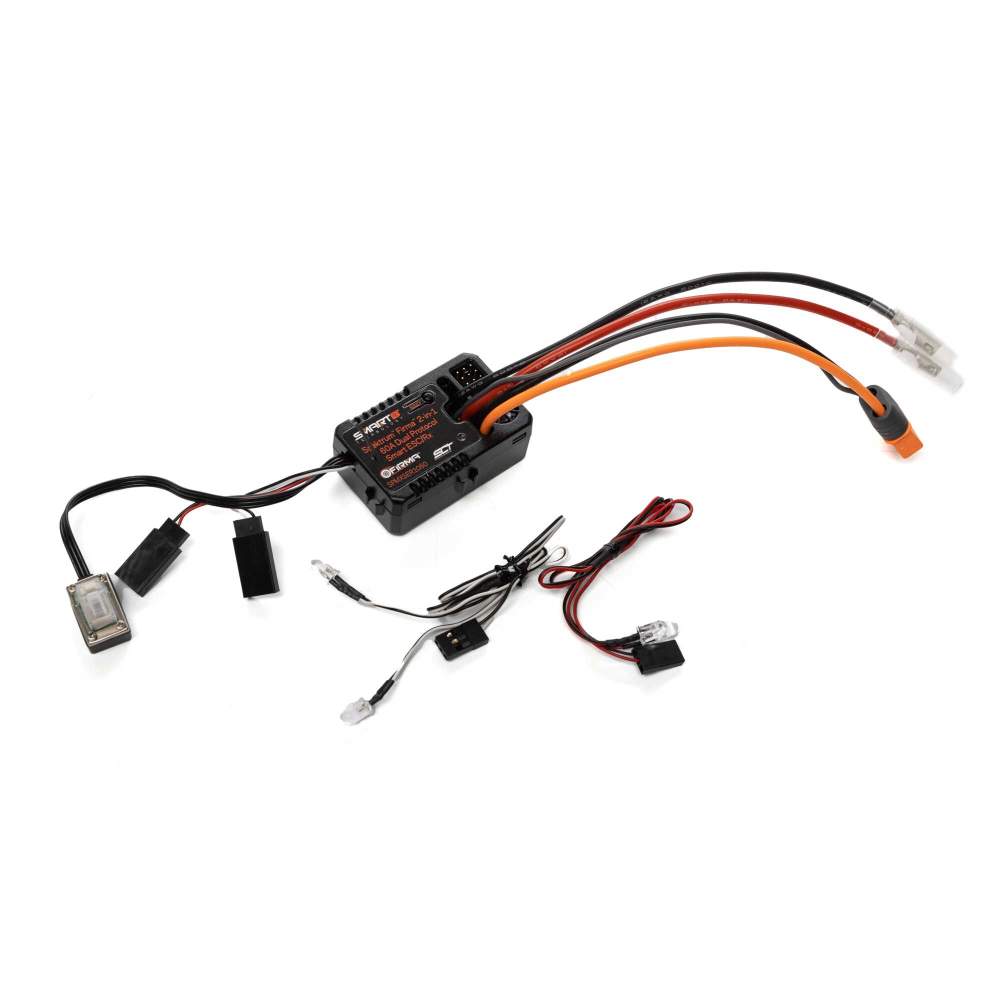 Spektrum Accessories Firma 60A Smart Dual Protocol 2-in-1 ESC and Receiver