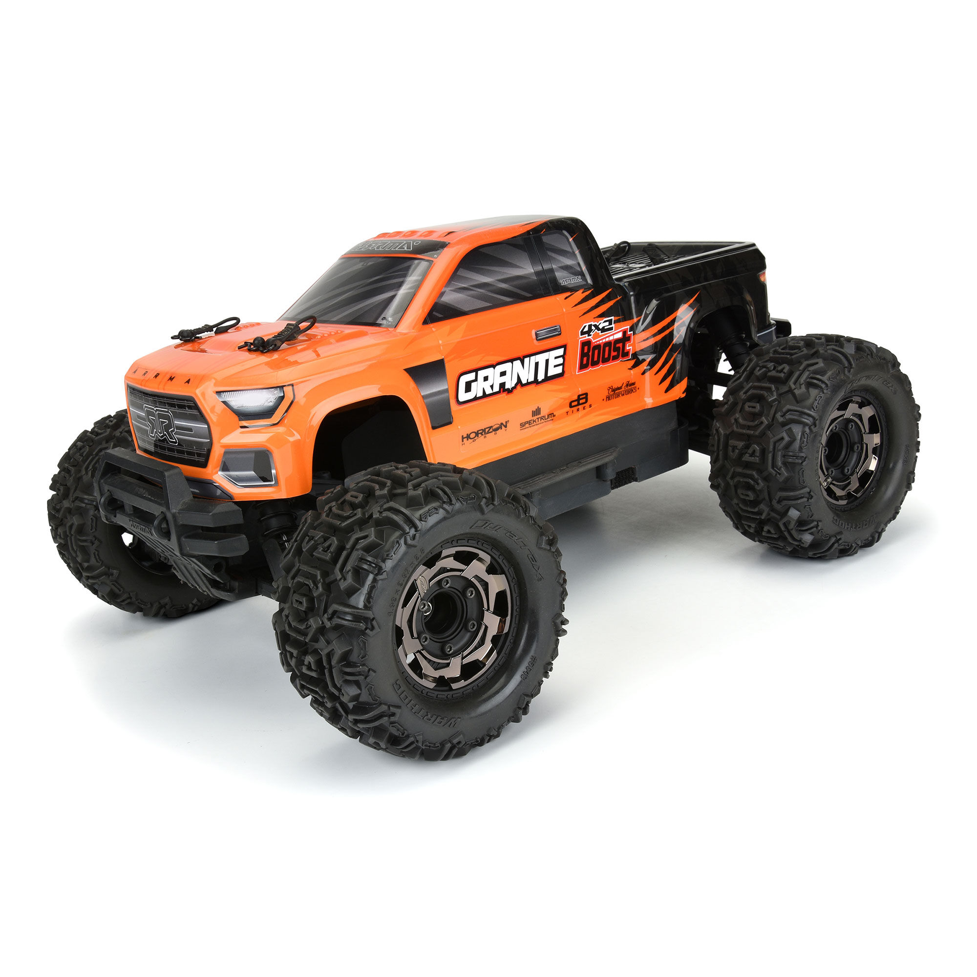 Duratrax Clip-Lock Wheel Face Black Chrome for Ripper 2.8" Wheel (2)