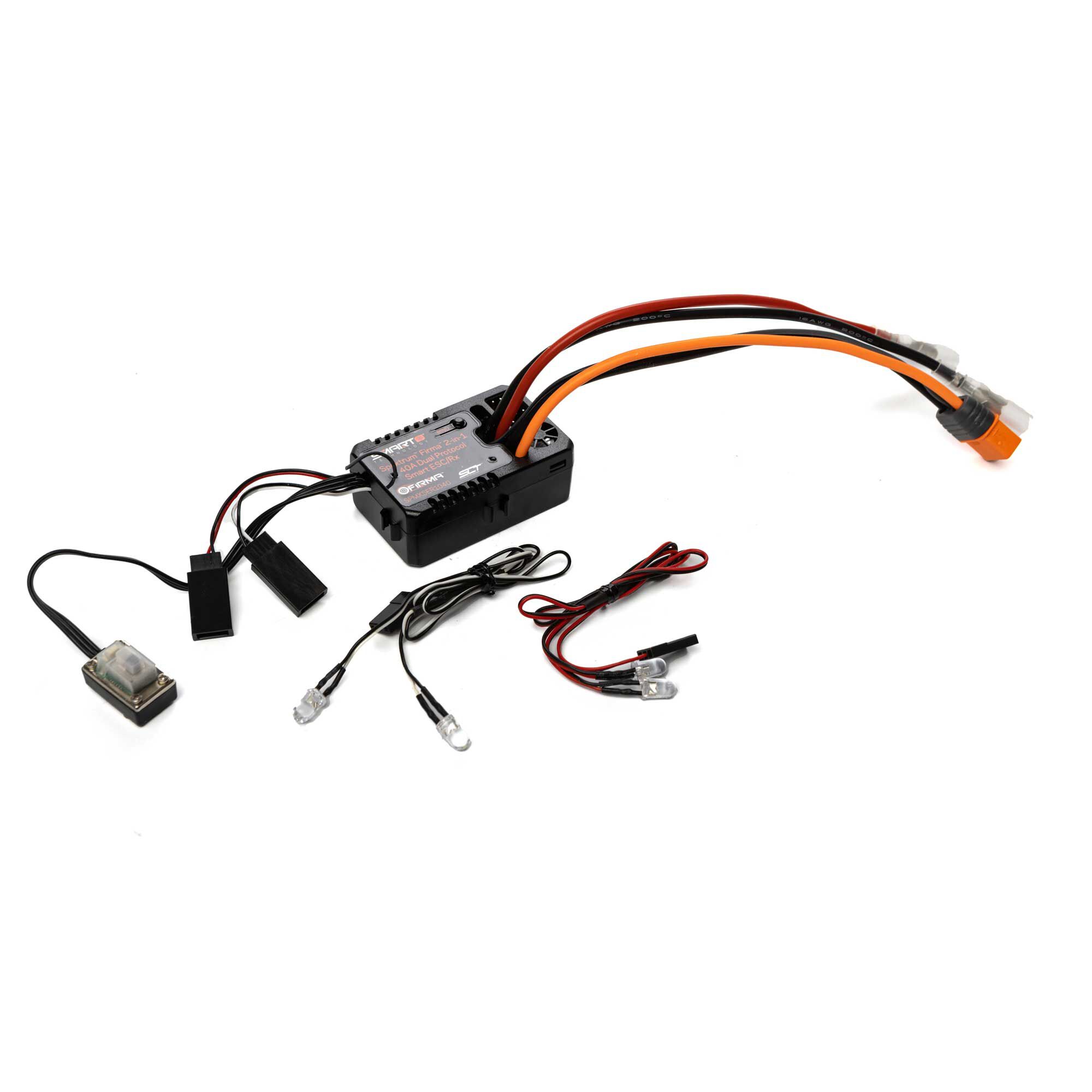 Spektrum Accessories Firma 40A Smart Dual Protocol 2-in-1 ESC and Receiver