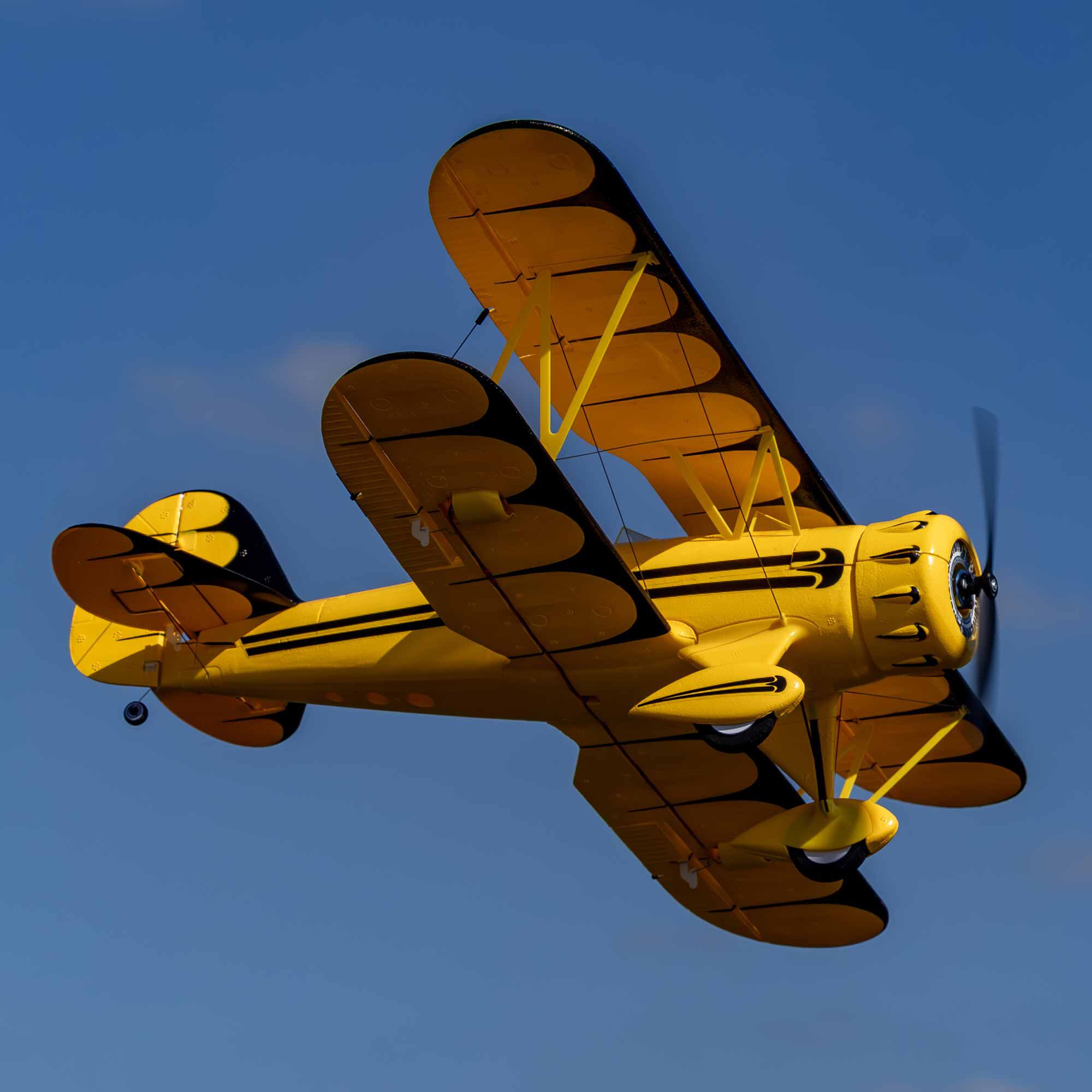 E-flite UMX WACO BNF Basic with AS3X and SAFE Select, Yellow