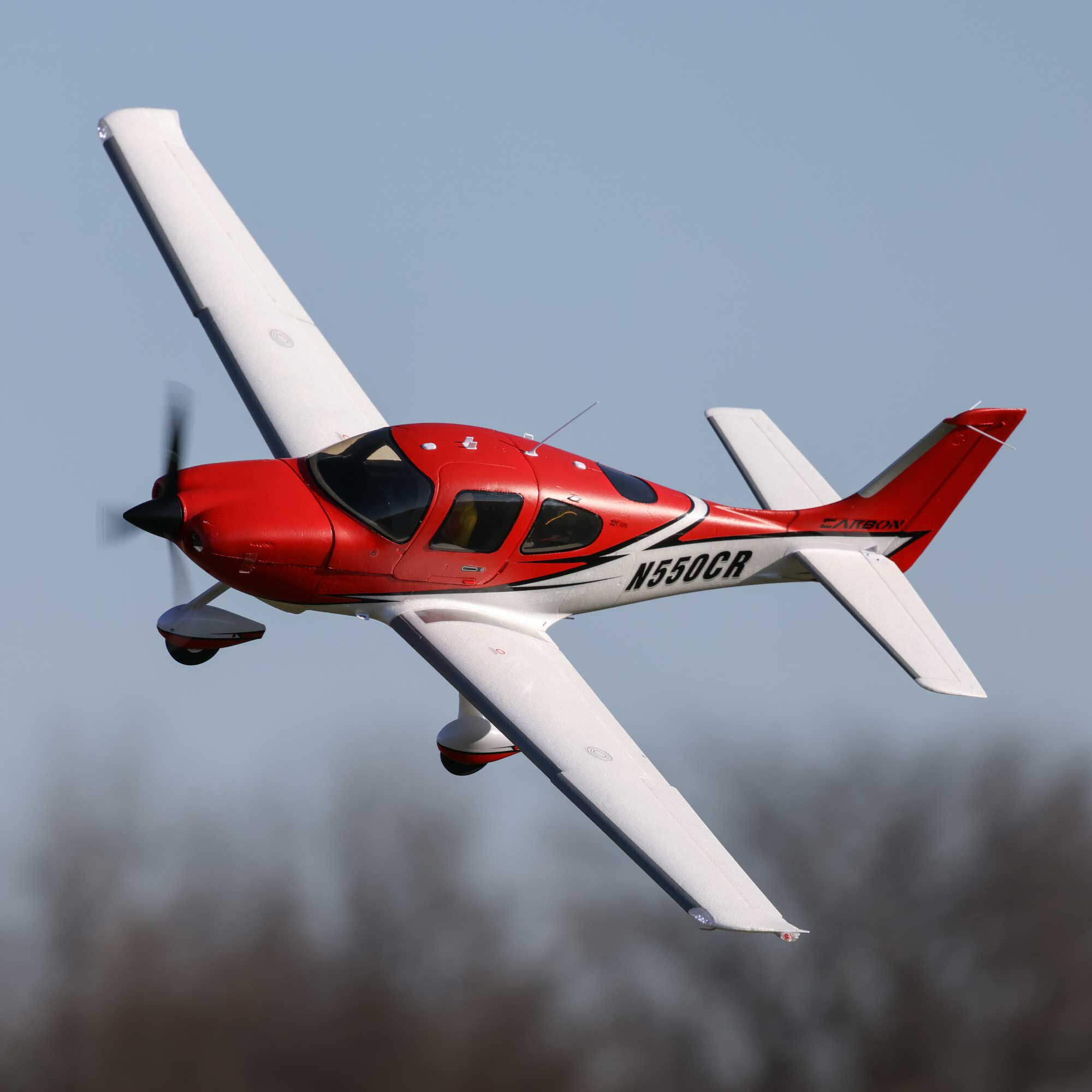 E-flite Cirrus SR22T 1.5m BNF Basic with Smart, AS3X and SAFE Select