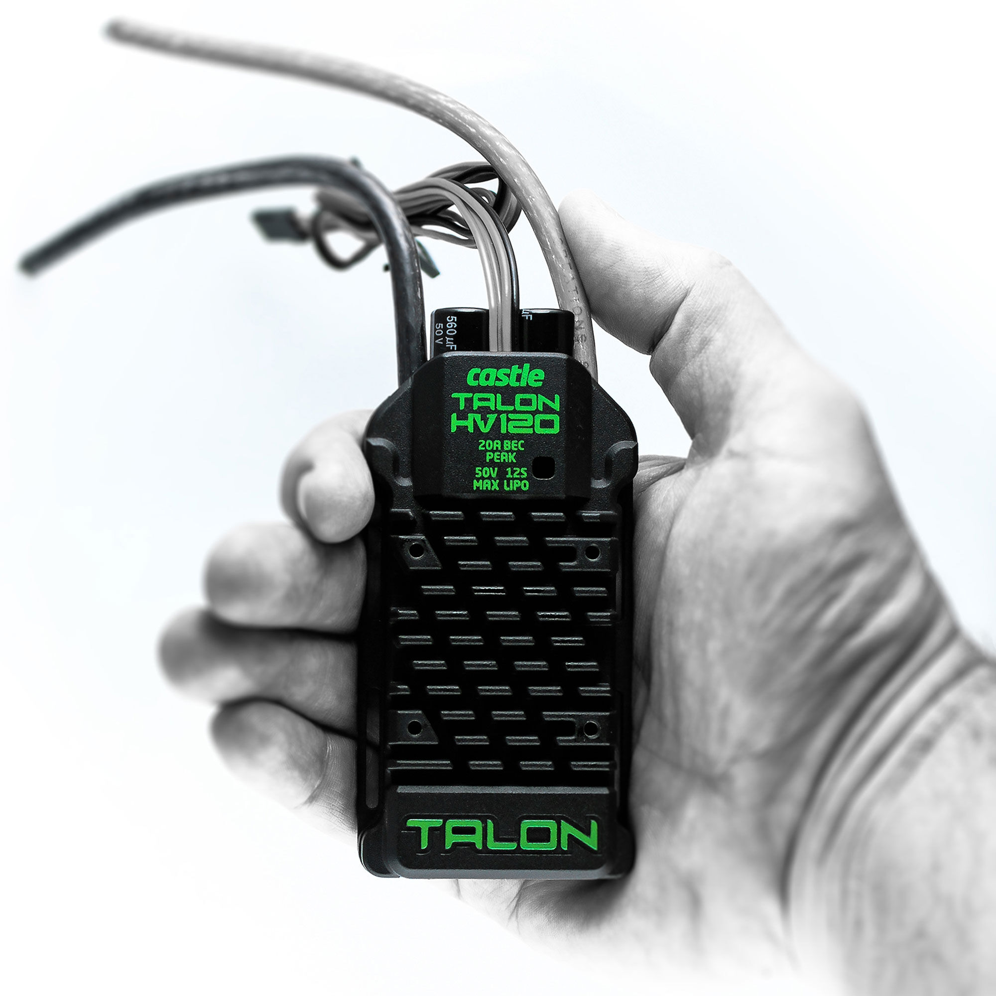 Castle Creations Talon 120HV ESC 120-Amp, 12S Max Heavy Duty BEC