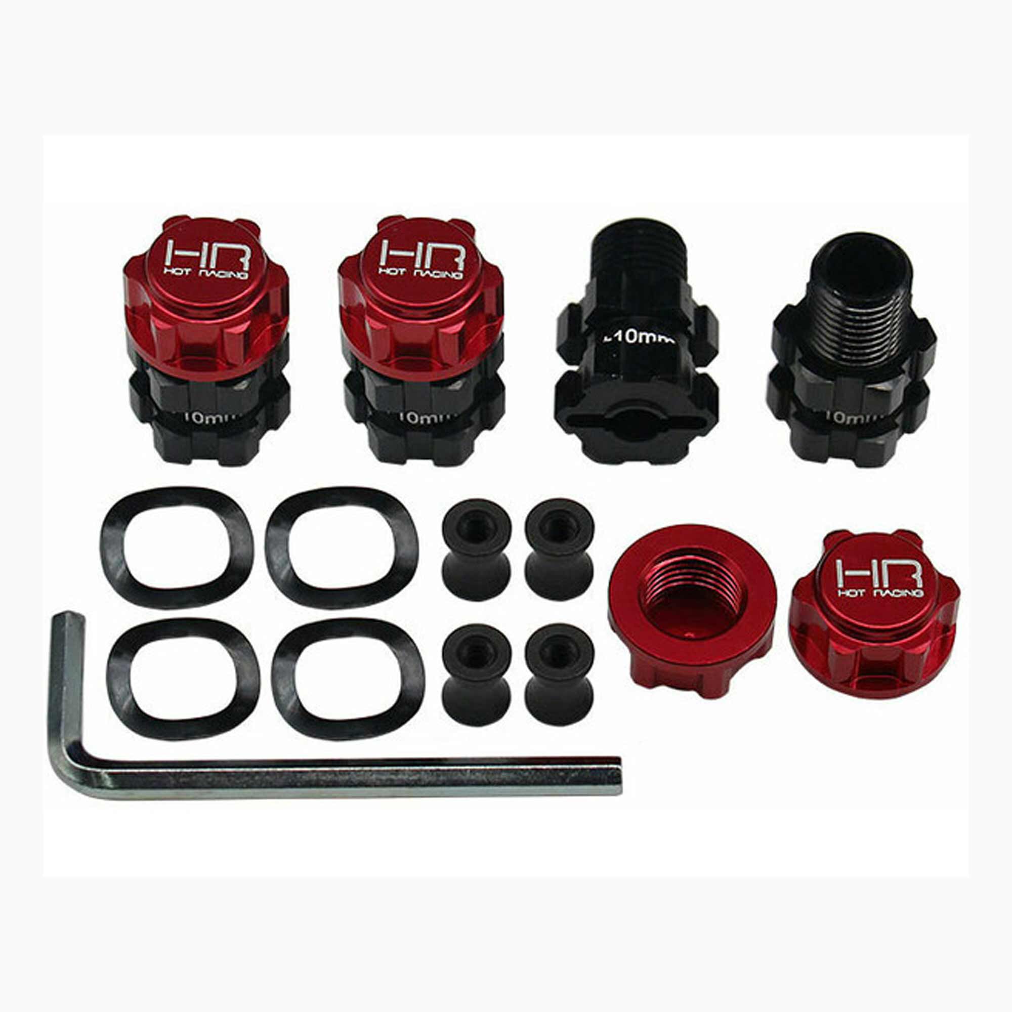Hot Racing Aluminum Heavy Duty 17mm Hex Hubs 10mm Offset ARRMA GORGON
