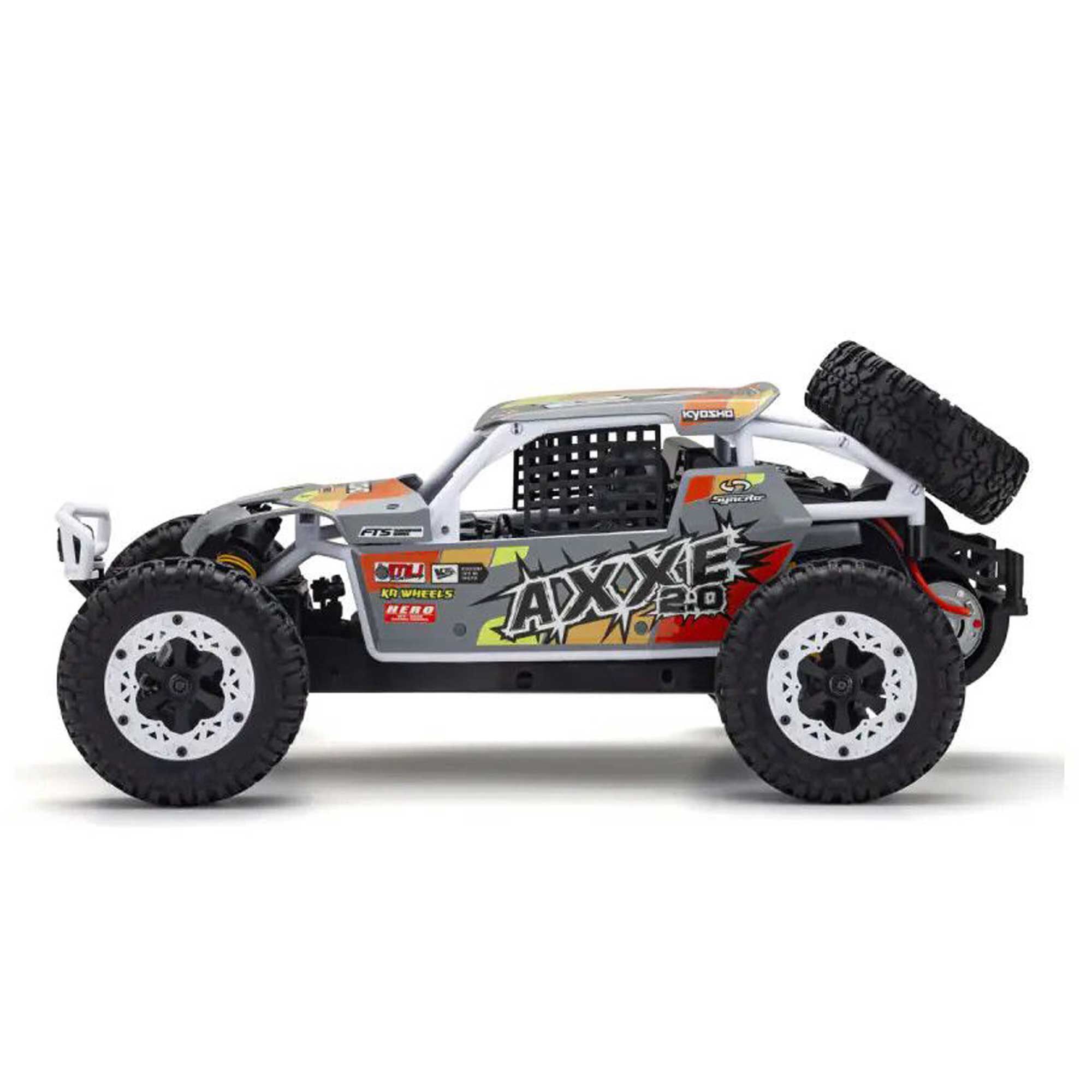 Kyosho 1/10 Axxe 2.0 2WD Off-Road Buggy RTR, Orange