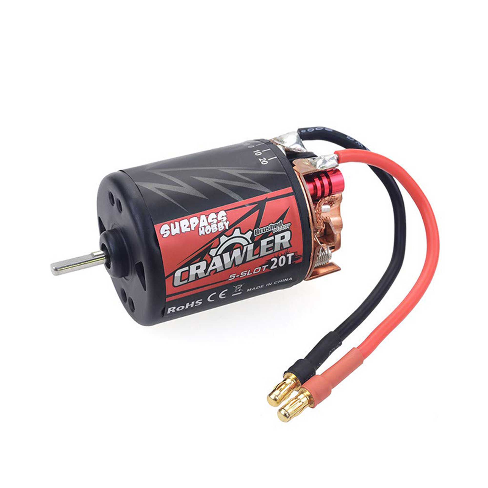 Integy Crawler 5-Slot Stator 20 Turn 540 Size Brush Motor