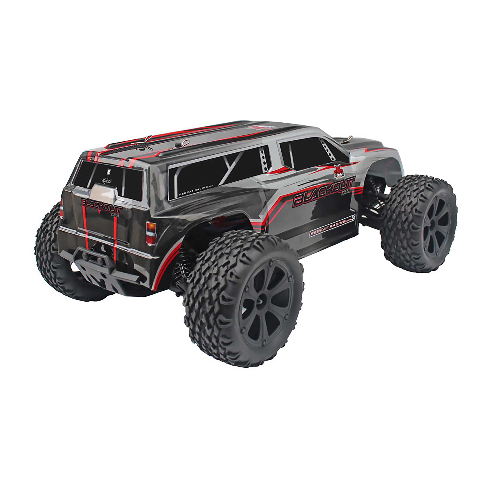 Redcat Racing 1/10 Blackout XTE 4WD Monster SUV Brushed RTR, Silver