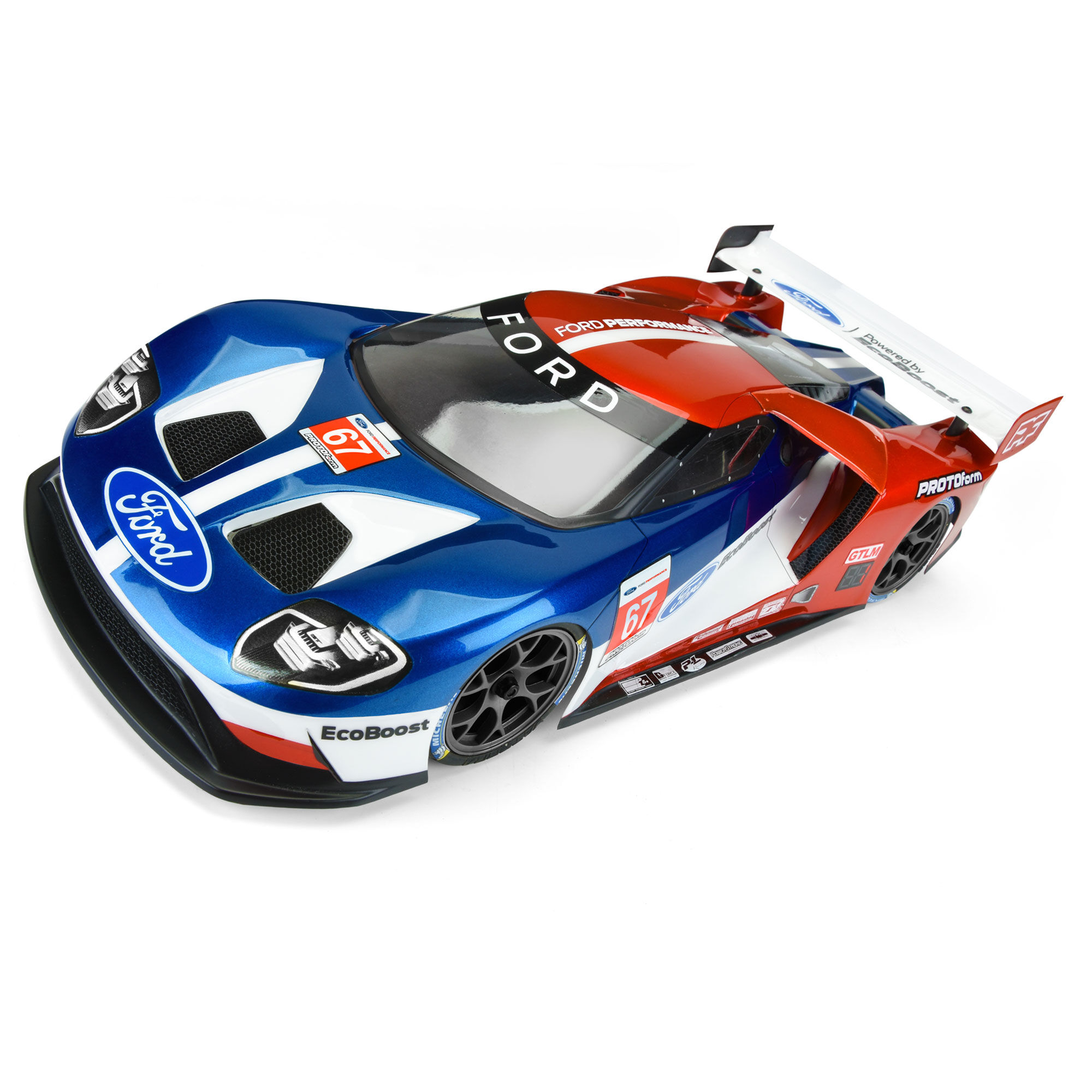 PROTOform 1/10 Ford GT LW Clear Body: 190mm Touring Car with LP shock towers