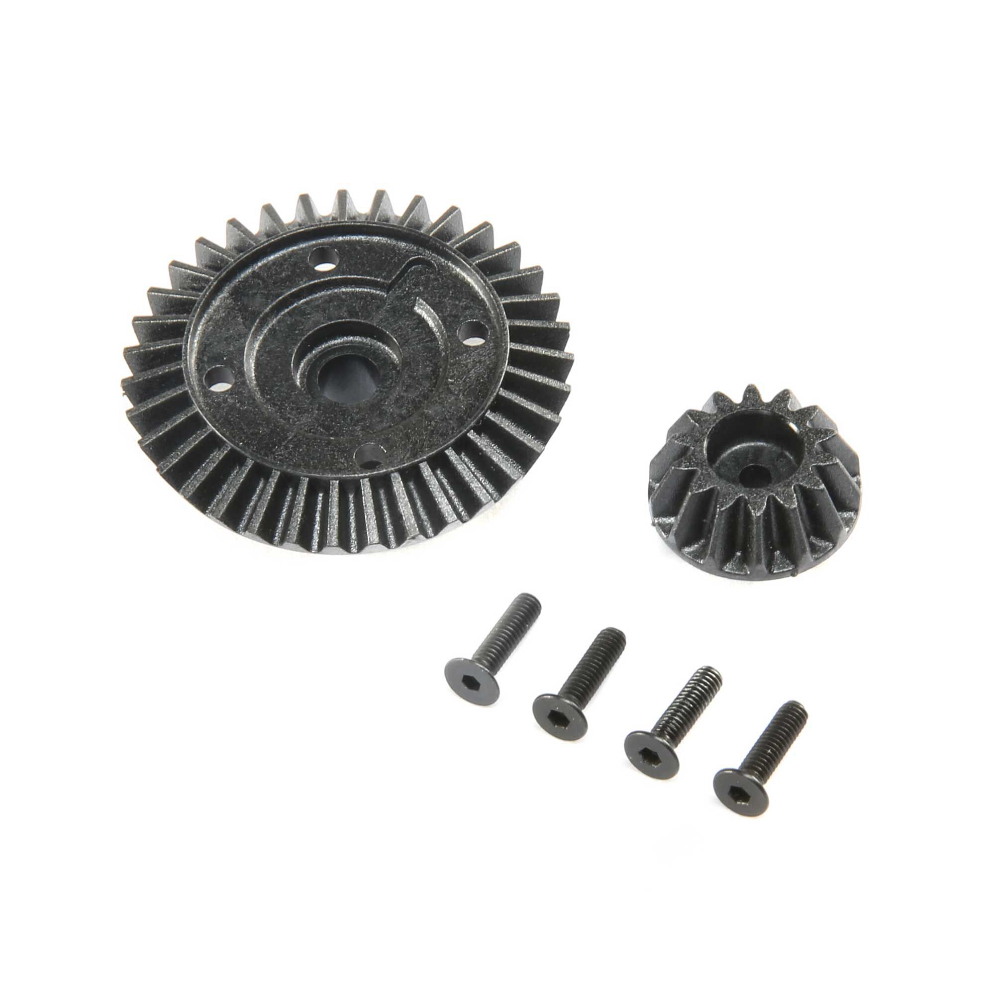 Team Losi Racing Ring and Pinion, Composite (Center Diff Only): 22X-4
