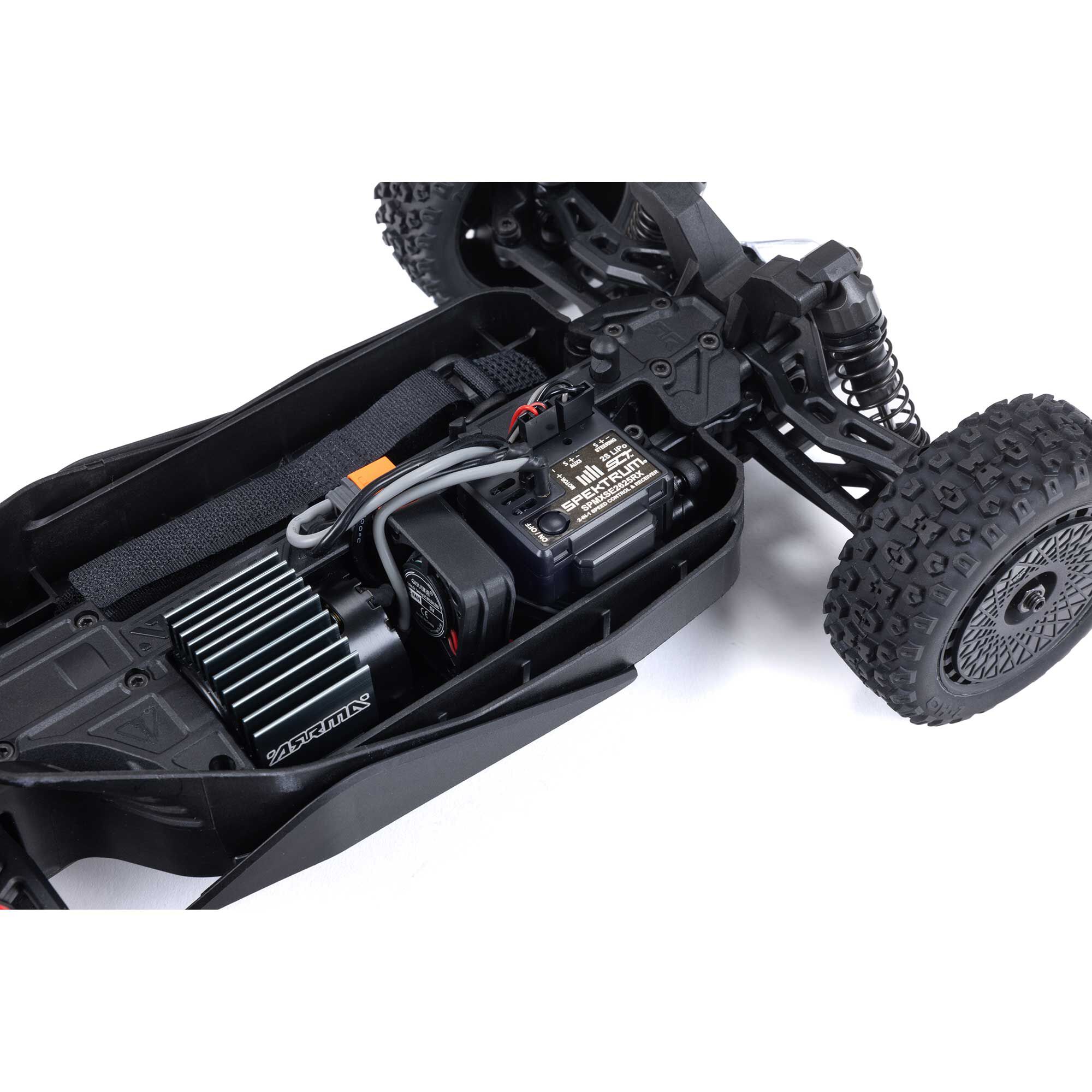 ARRMA 1/14 TYPHON GROM 4X4 RTR Brushed Buggy (Battery & Charger Included), Blue/Silver