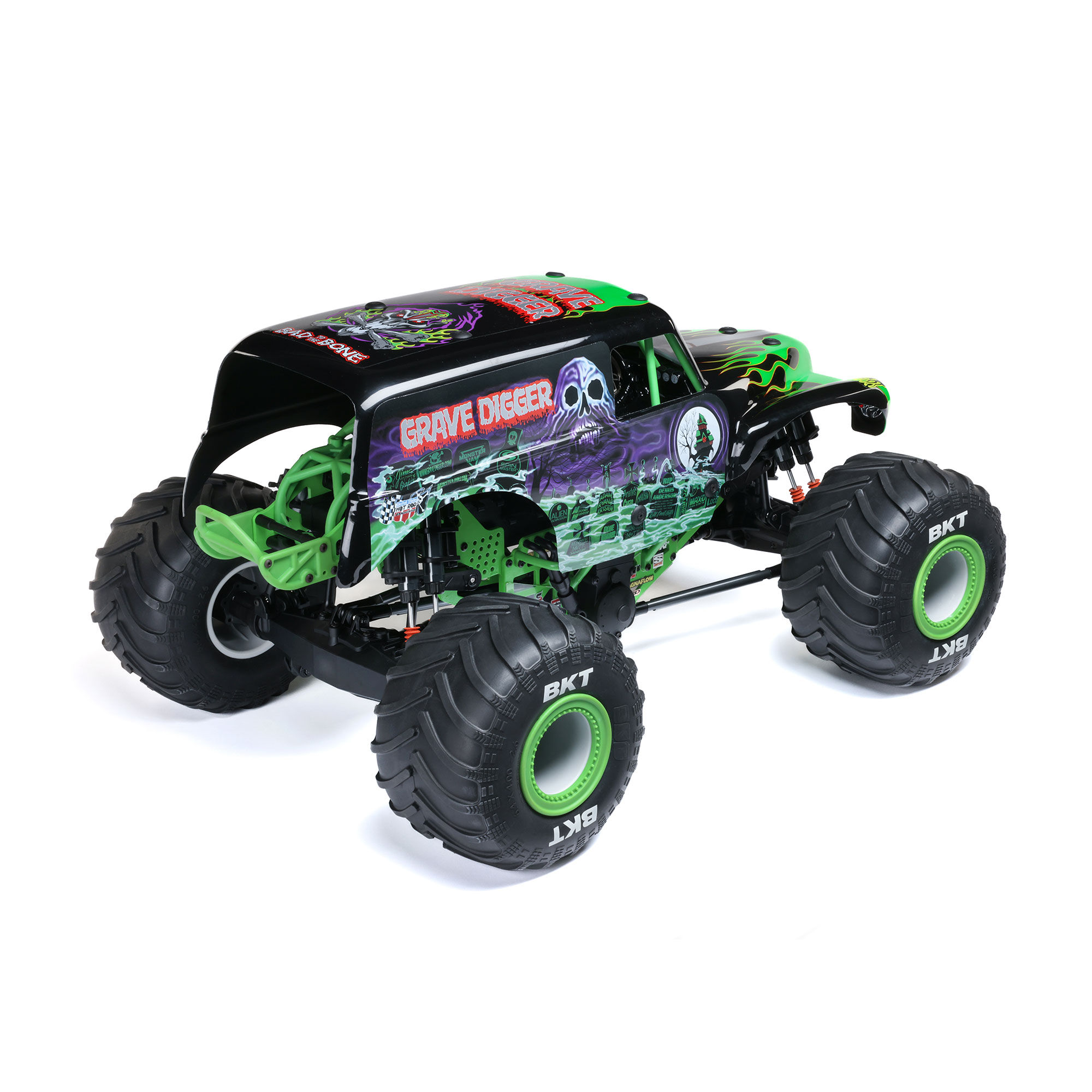 Losi 1/8 LMT 2.0 Grave Digger 4X4 Solid Axle Brushless Monster Truck RTR, Green