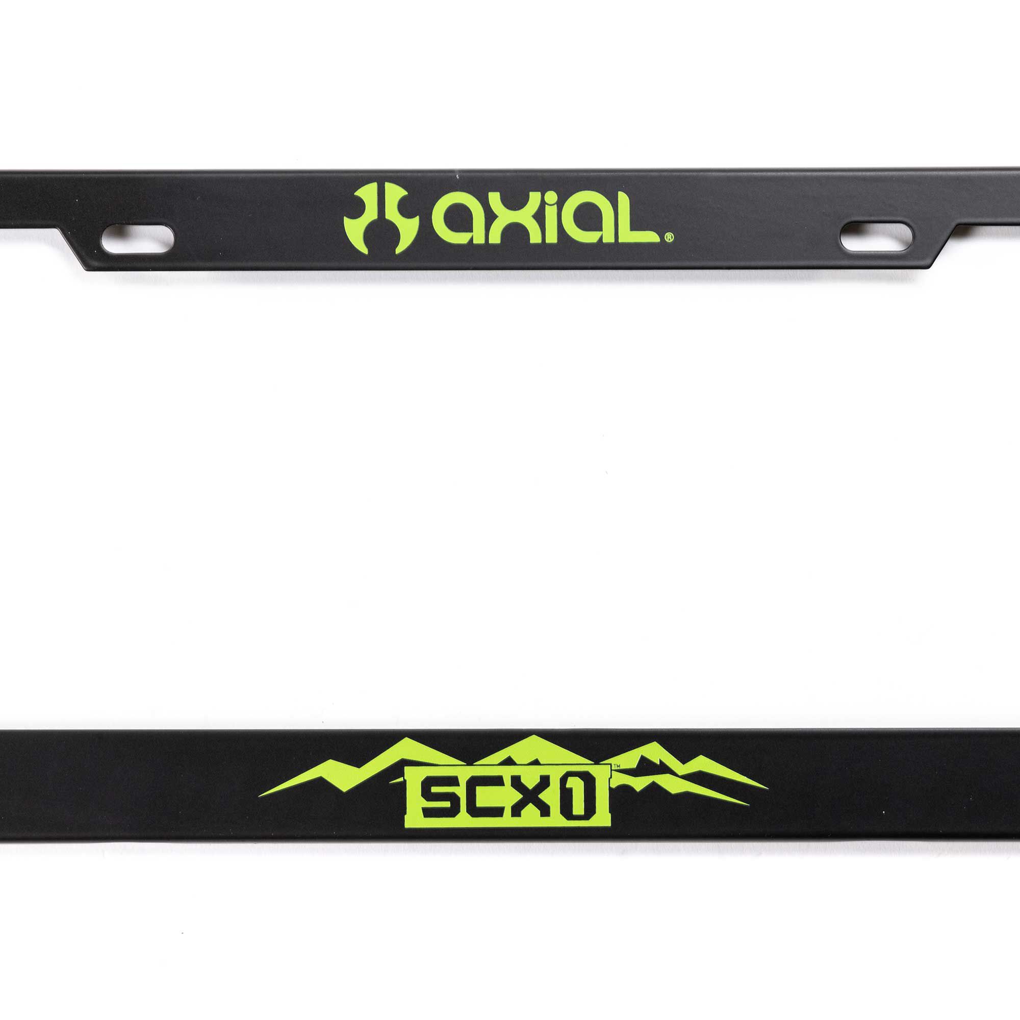 Axial Axial SCX1 Steel License Plate Frame, Green