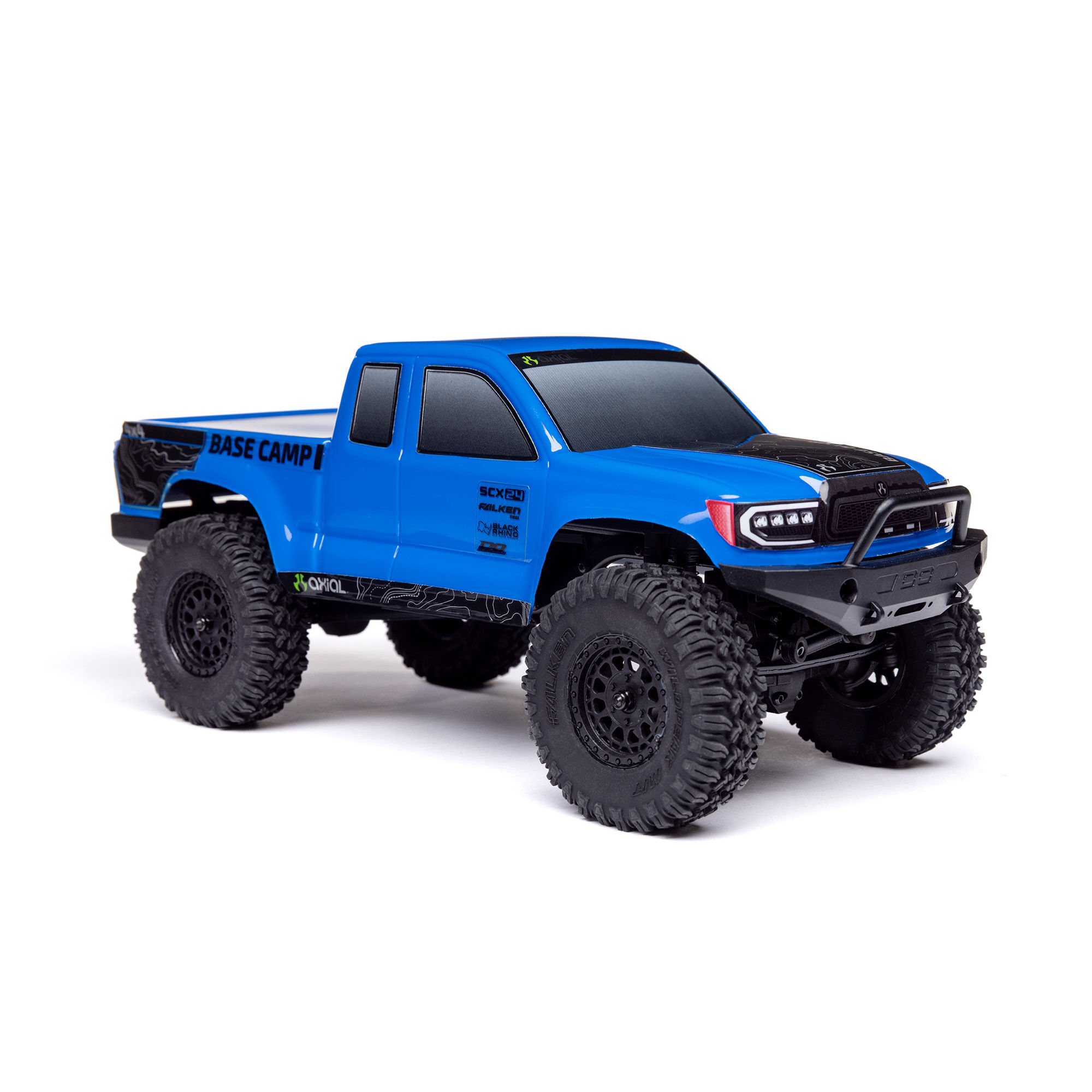Axial 1/24 SCX24 Base Camp 4X4 RTR Brushed Rock Crawler (Battery & Charger Included), Blue