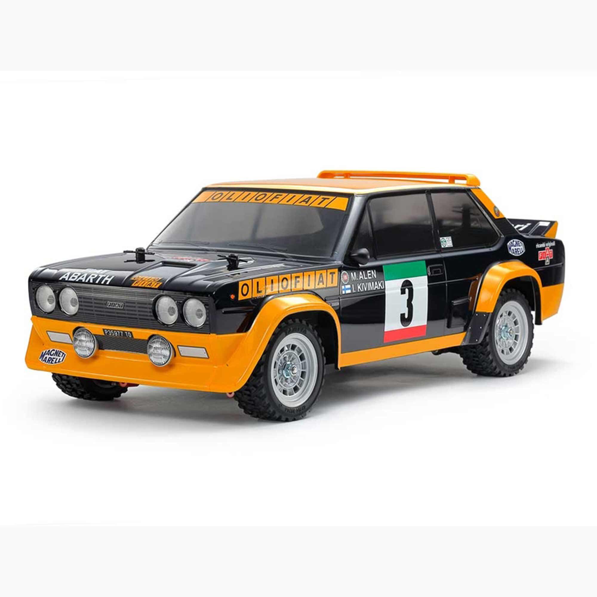 Tamiya 1/10 Fiat 131 Abarth Rally Olio Fiat Painted Body Limited Edition MF-01X Rally Kit