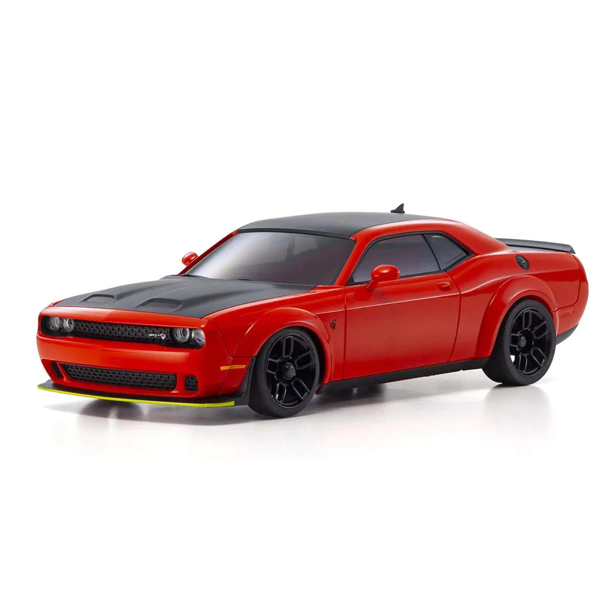 Kyosho 1/28 Dodge Challenger Hellcat Redeye SRT AWD MINI-Z RTR, Red