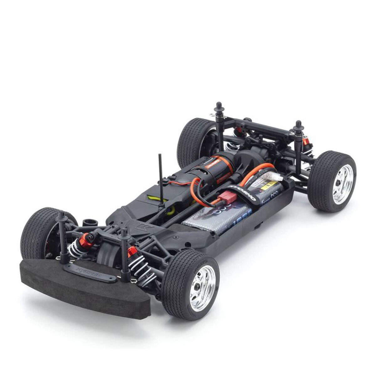 Kyosho 1/10 1969 Chevy El Camino Fazer Mk2 FZ02L Brushed 4x4 On-Road Touring RTR, Tuxedo Black