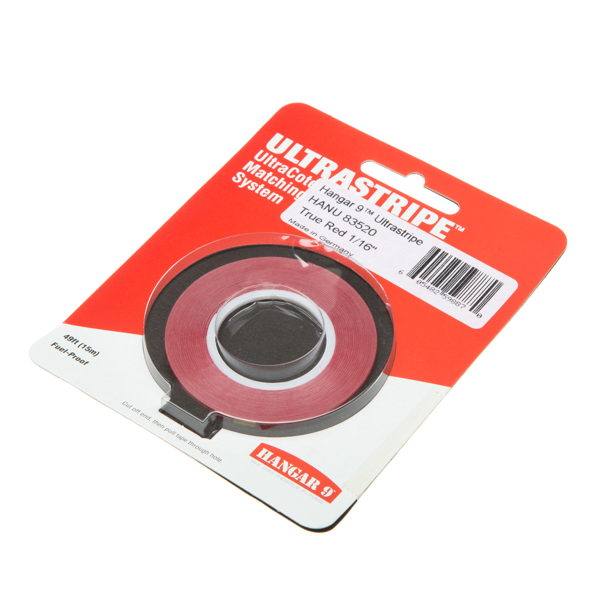 Hangar 9 UltraStripe, True Red 1/16"