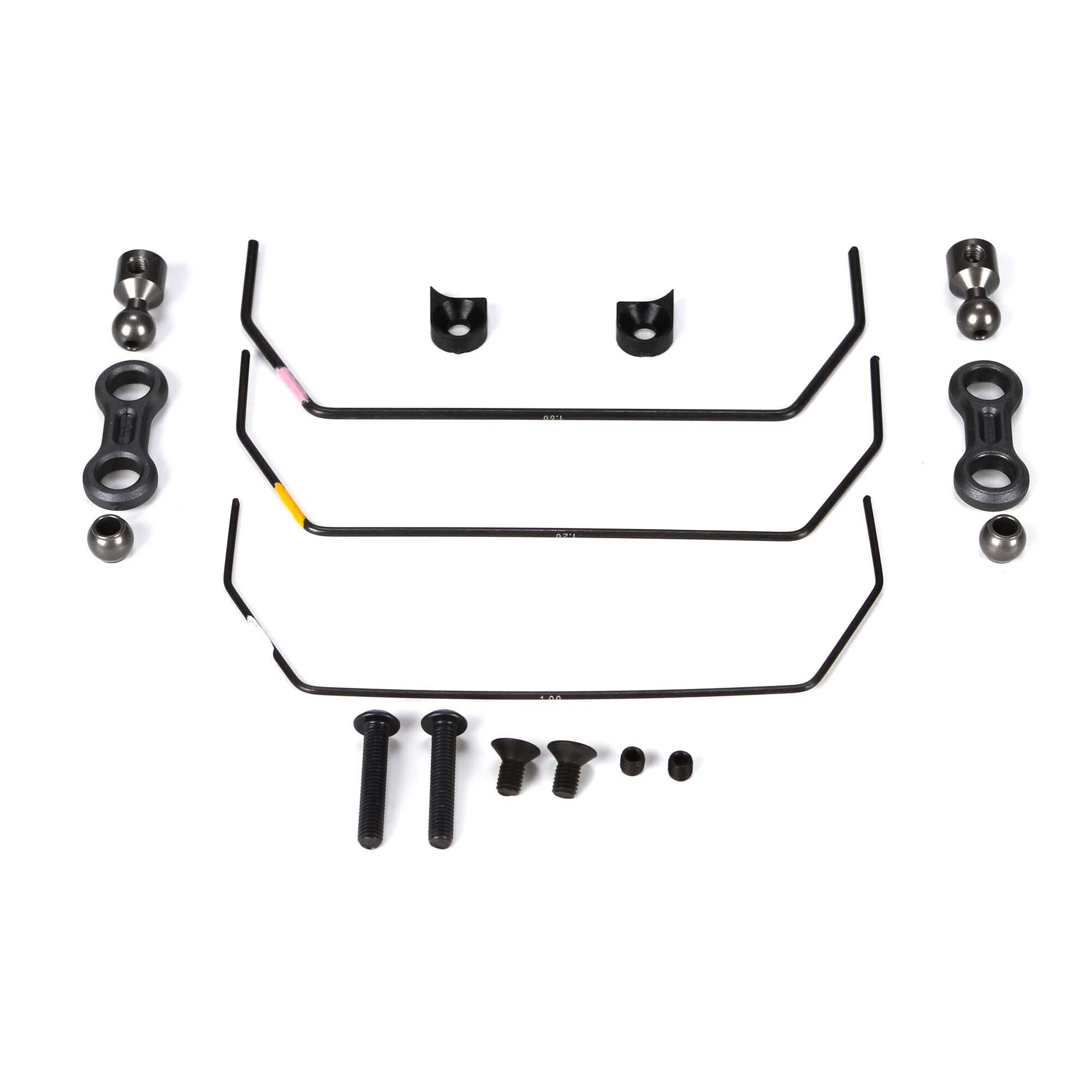 Team Losi Racing Sway Bar Kit, Front: 22SCT