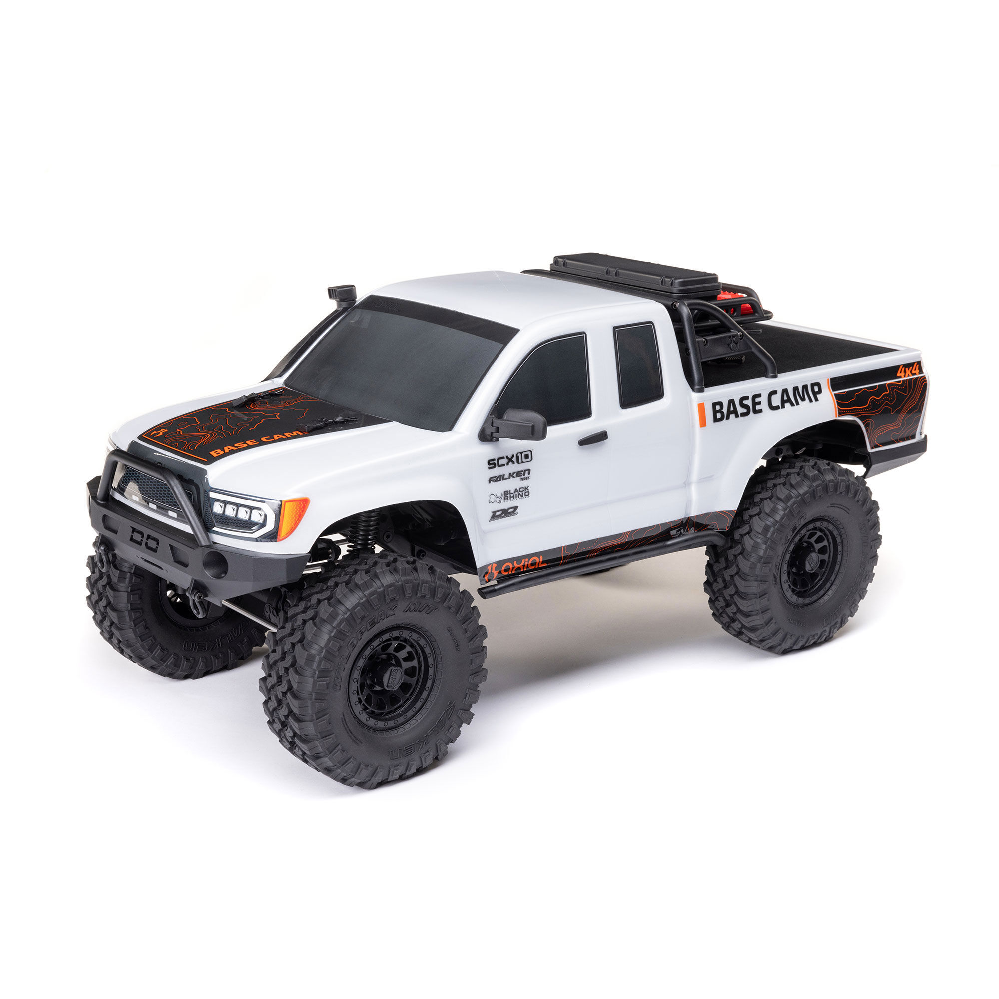 Axial 1/10 SCX10 III Base Camp 4X4 RTR Brushed Rock Crawler, White
