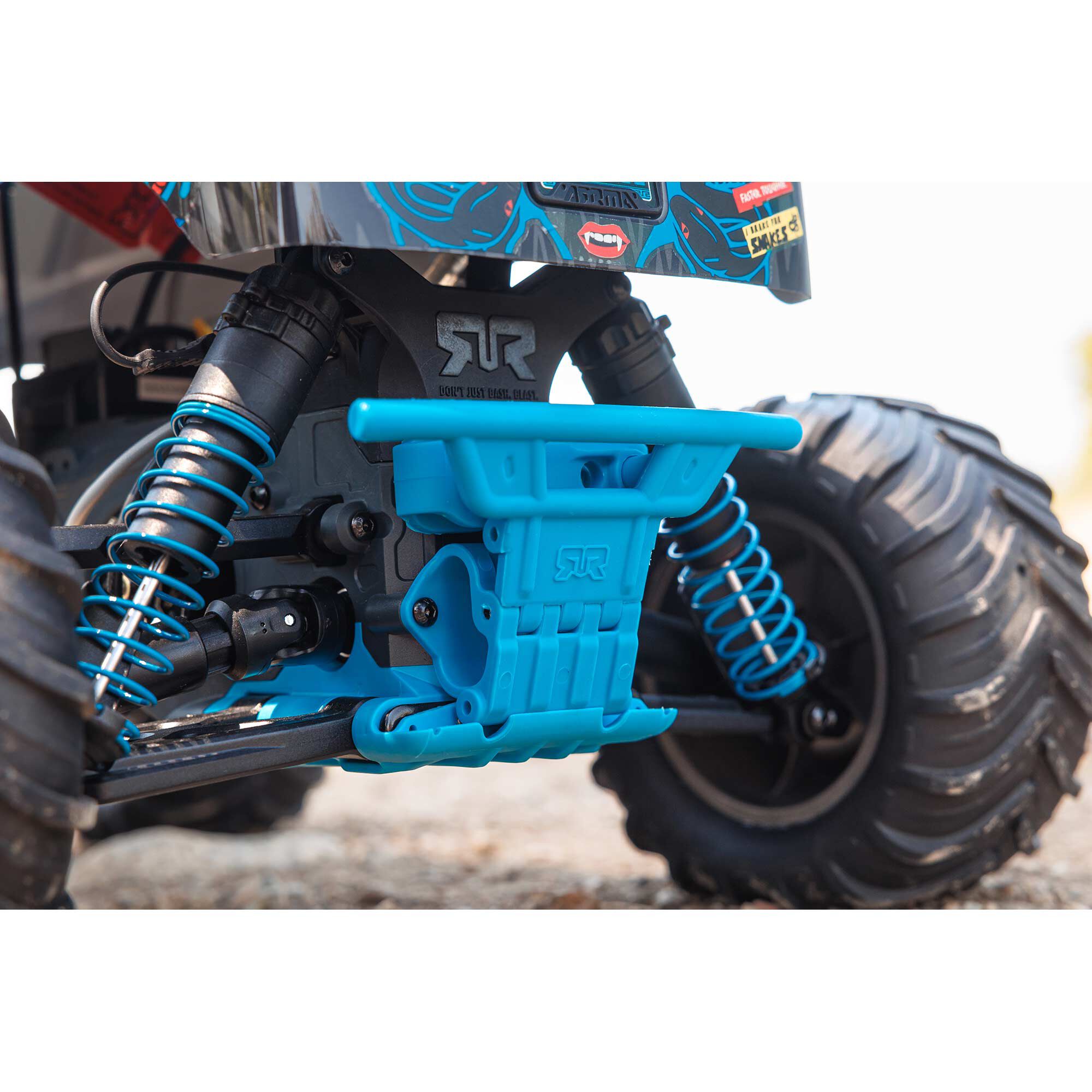 ARRMA 1/10 GORGON 2WD RTR Brushed Monster Truck, Blue