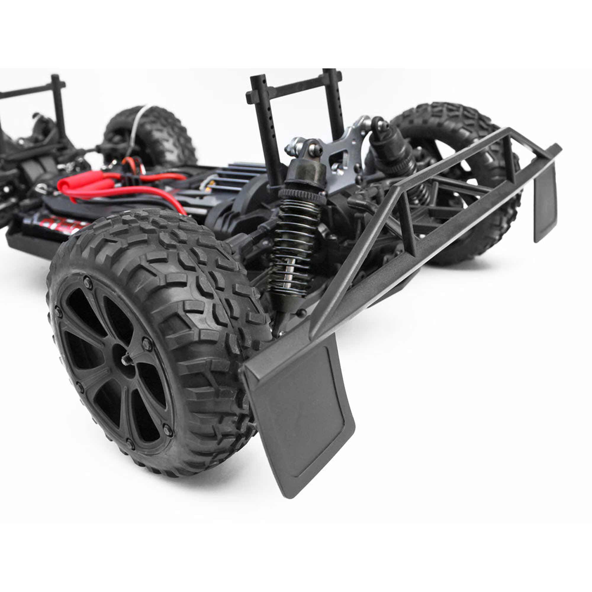 Redcat Racing 1/10 Blackout SC 4WD Short Course Truck Brushed RTR, Red