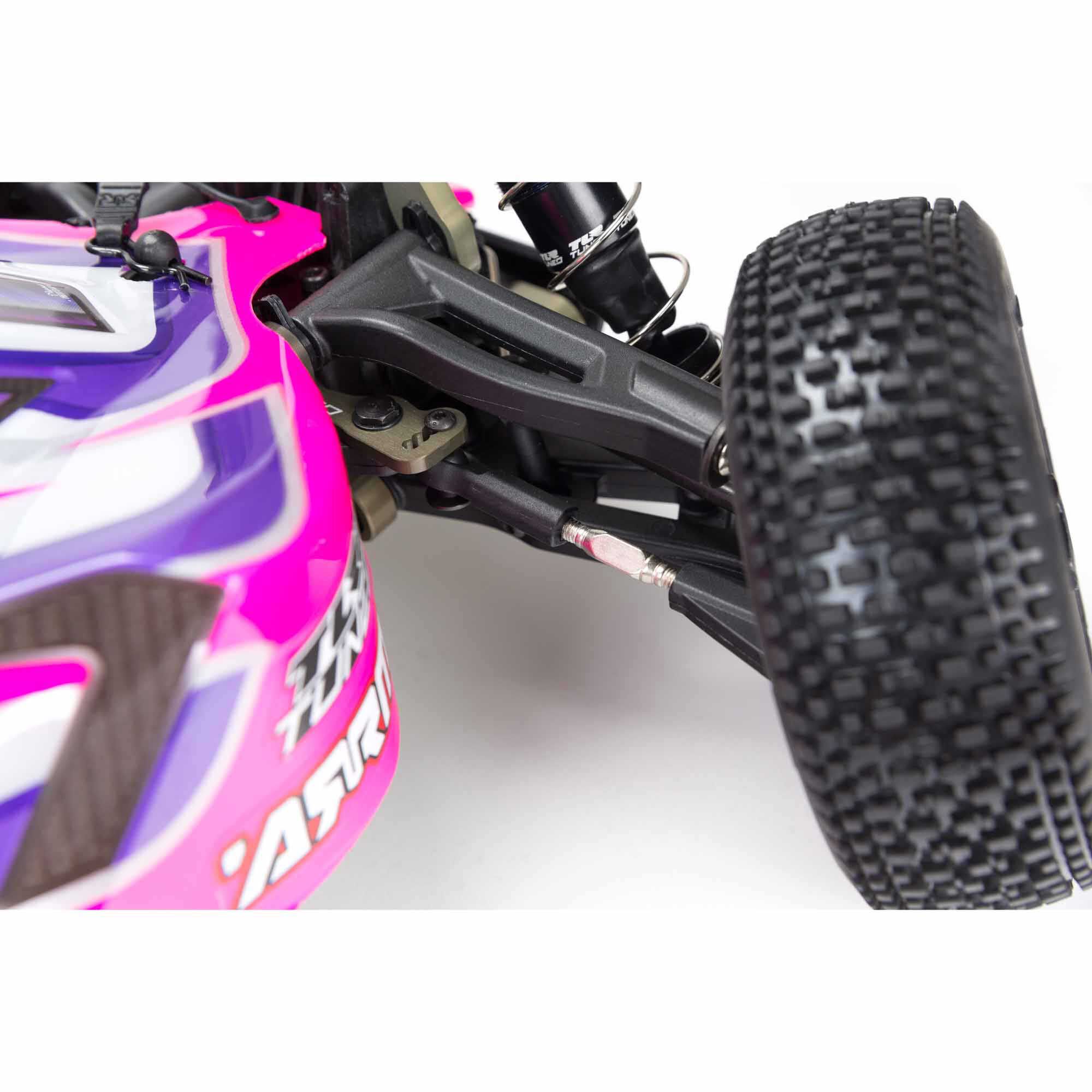ARRMA 1/8 TYPHON 6S TLR Tuned 4X4 Roller Brushless Buggy, Pink/Purple