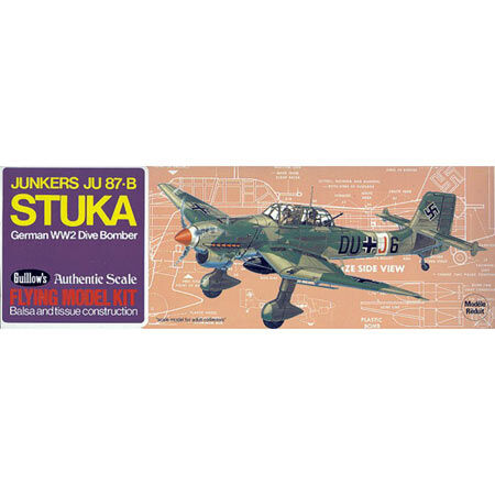 Guillow Junkers JU 87-B Stuka Kit, 16.5"