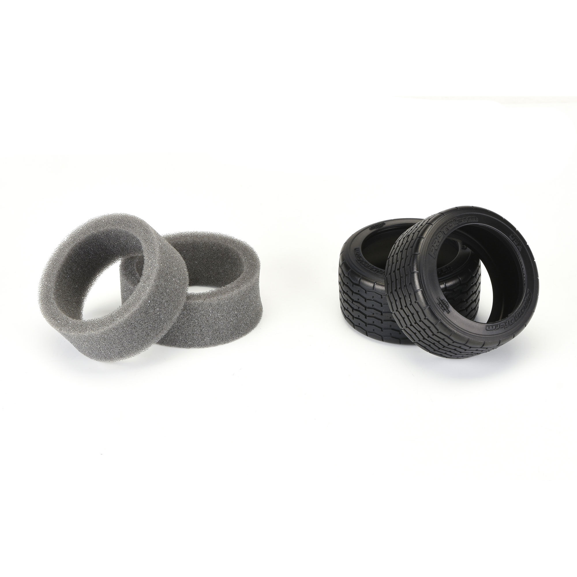 PROTOform 1/10 PROTOform VTA Rear 31mm VTA Tires Mounted 12mm White Wheels (2)