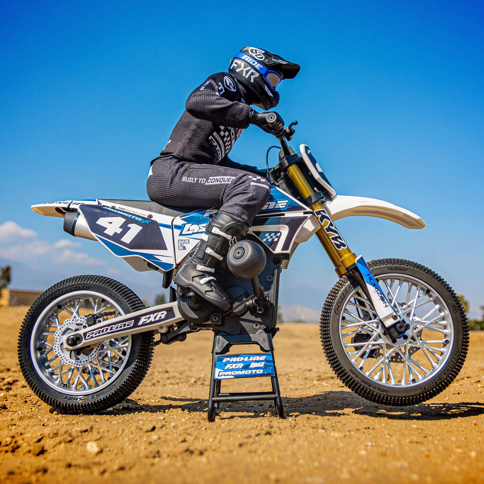 Pro-Line Racing 1/4 Hole Shot M3 Motocross Rear Tire (1): PROMOTO-MX