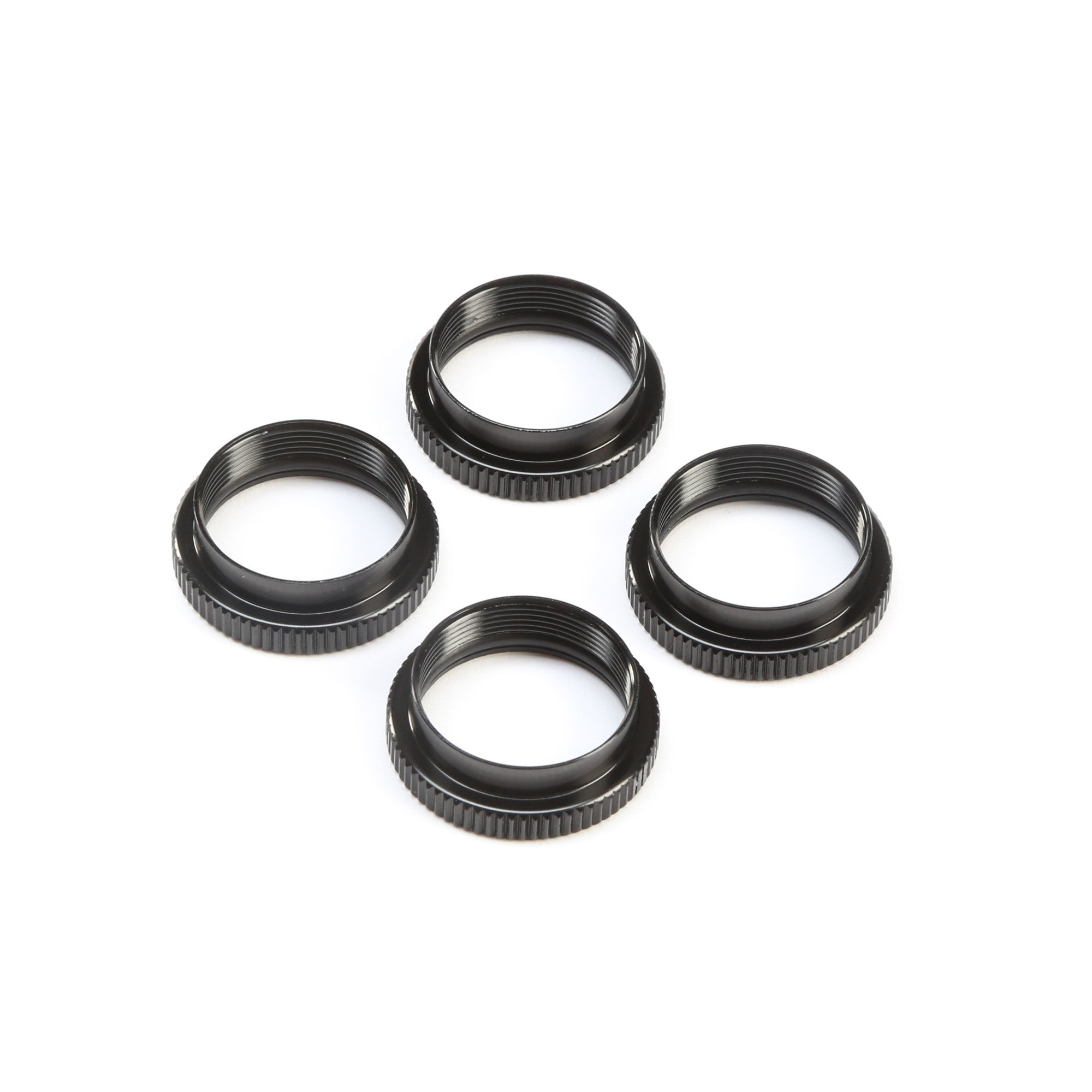 Team Losi Racing 16mm Shock Nuts and O-rings (4): 8X, 8XE