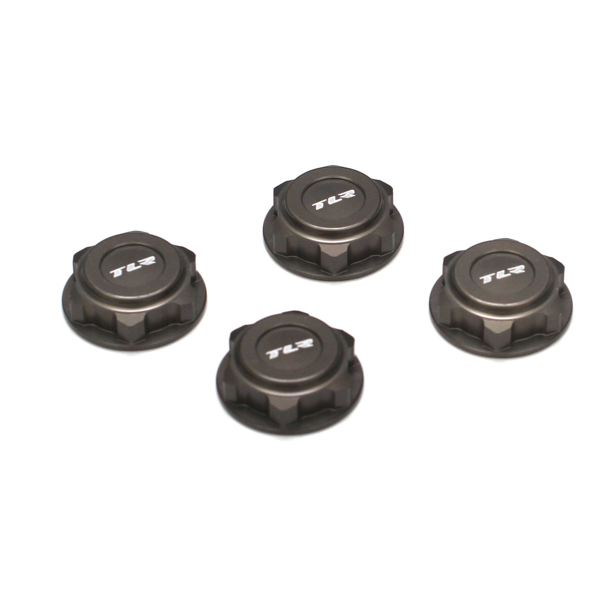 Team Losi Racing Covered 17mm Wheel Nuts, Aluminum: 8B/8T 2.0
