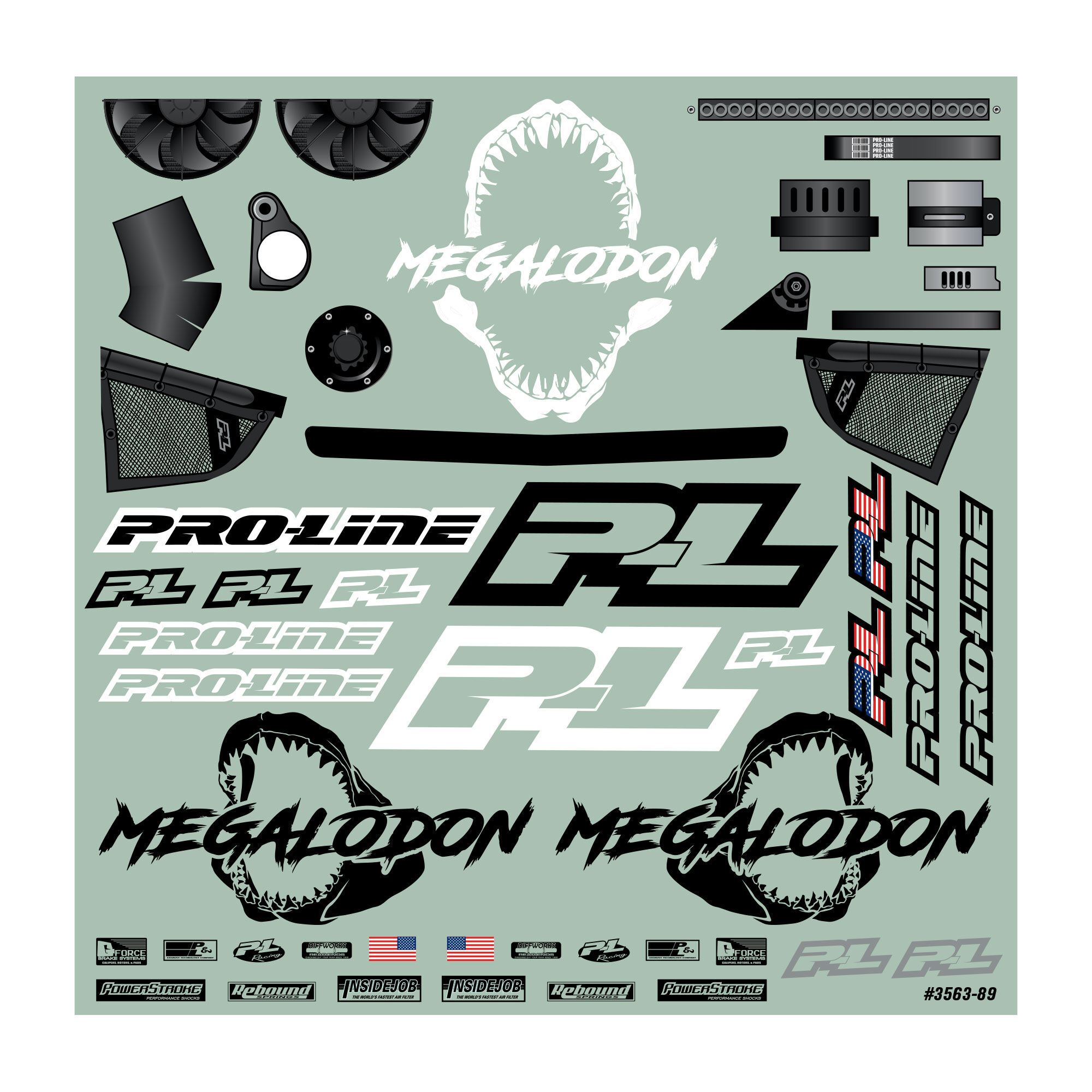 Pro-Line Racing 1/10 Megalodon Desert Buggy Clear Body: Short Course