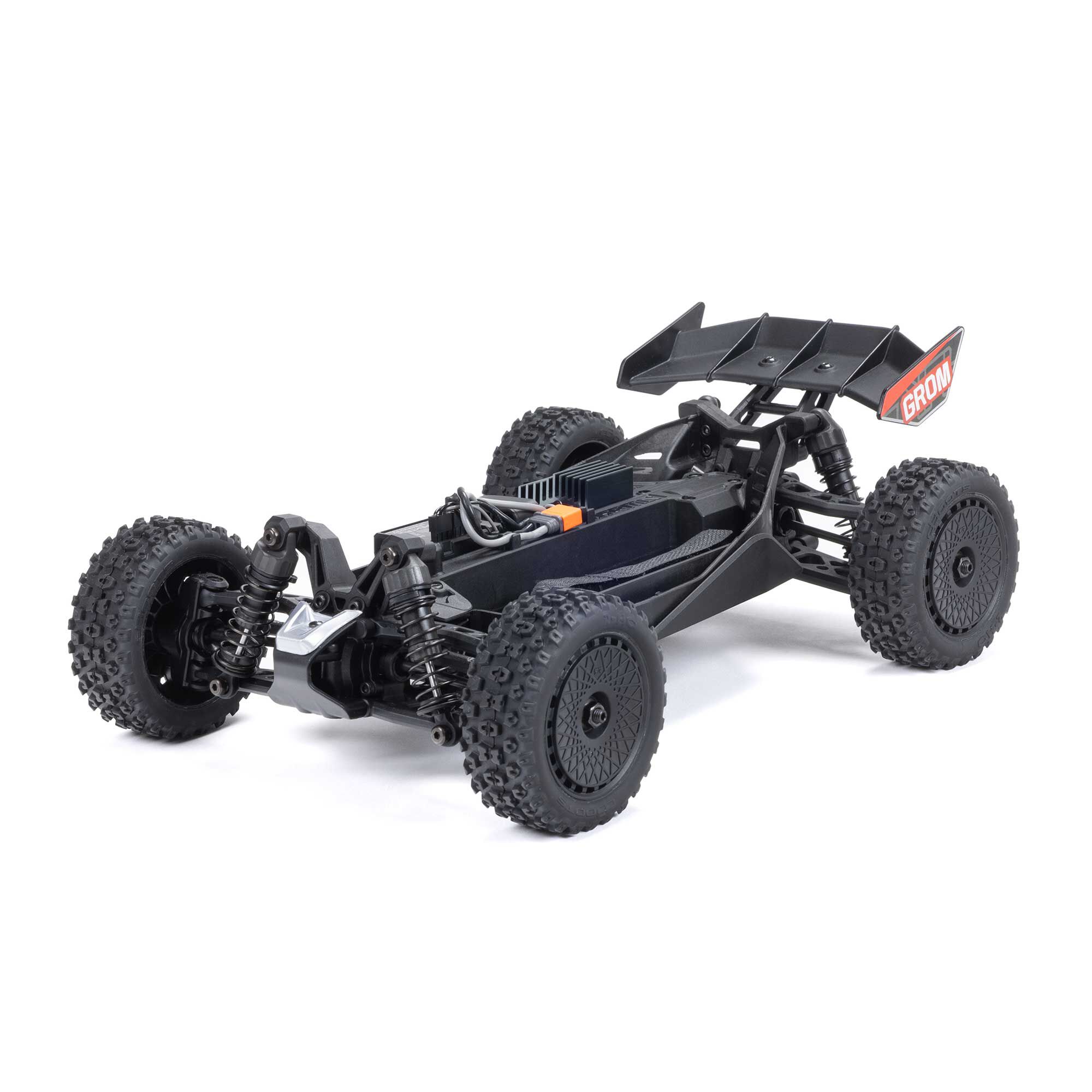 ARRMA 1/14 TYPHON GROM 4X4 RTR Brushed Buggy (Battery & Charger Included), Blue/Silver
