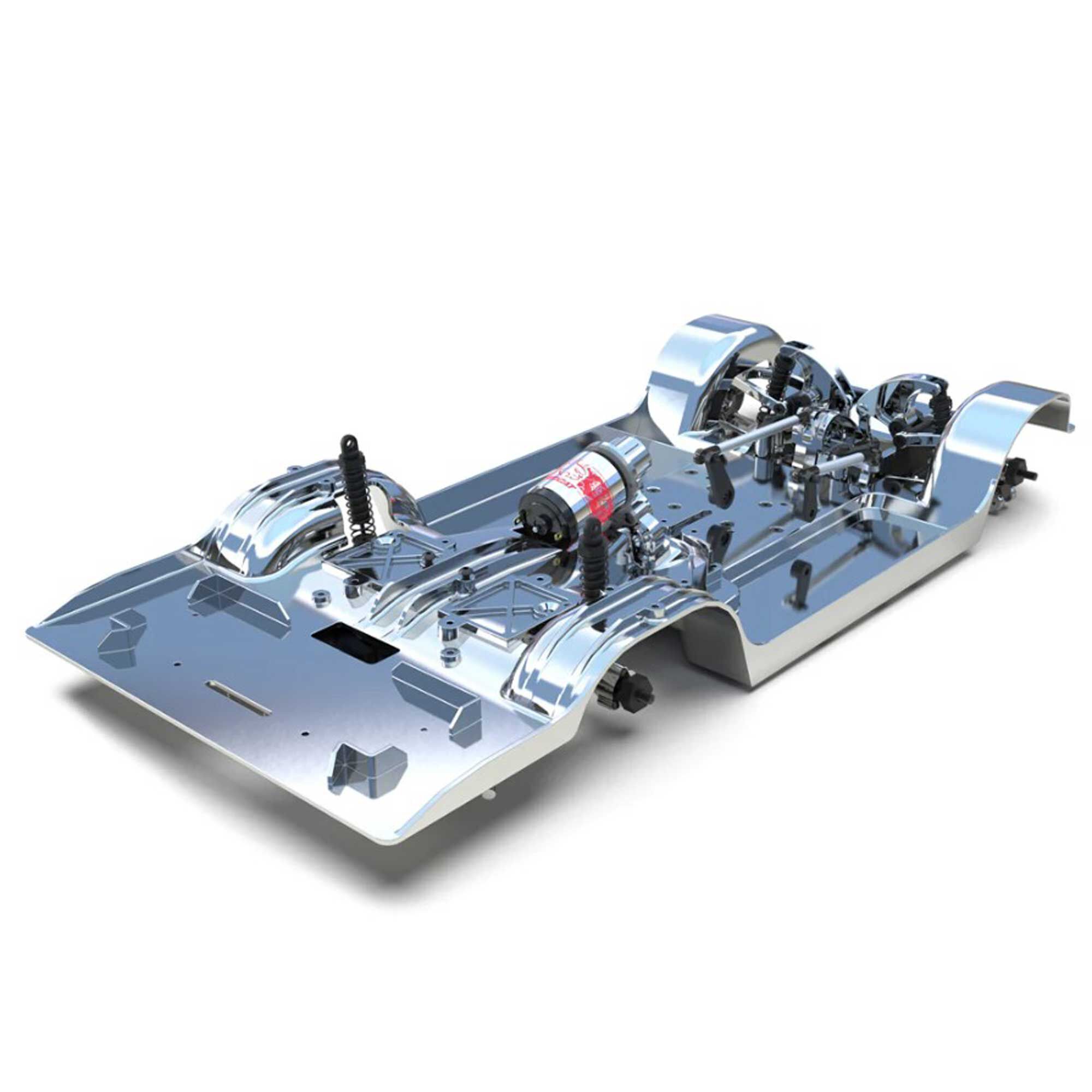 Redcat Racing 1/10 LRH285 Designers Show Lowrider Chassis Kit, Chrome