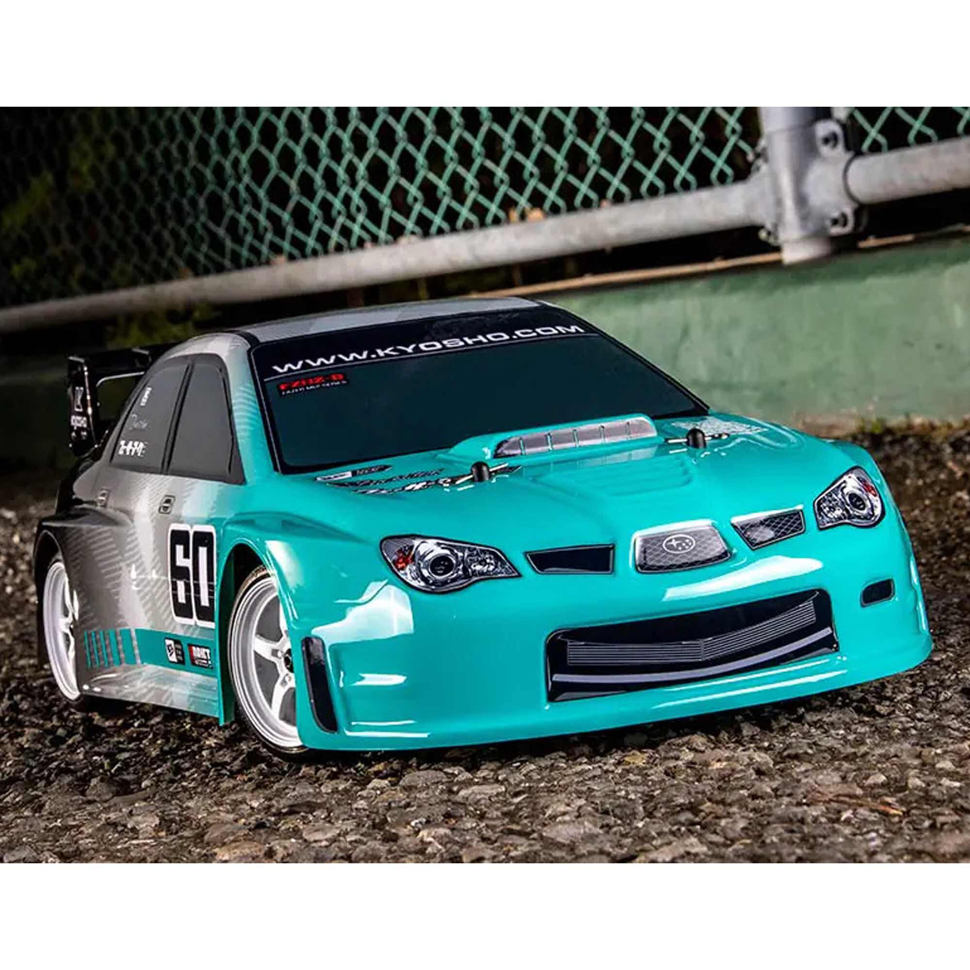 Kyosho 1/10 2006 Subaru Impreza Fazer Mk2 4x4 On-Road Touring RTR, Turquoise