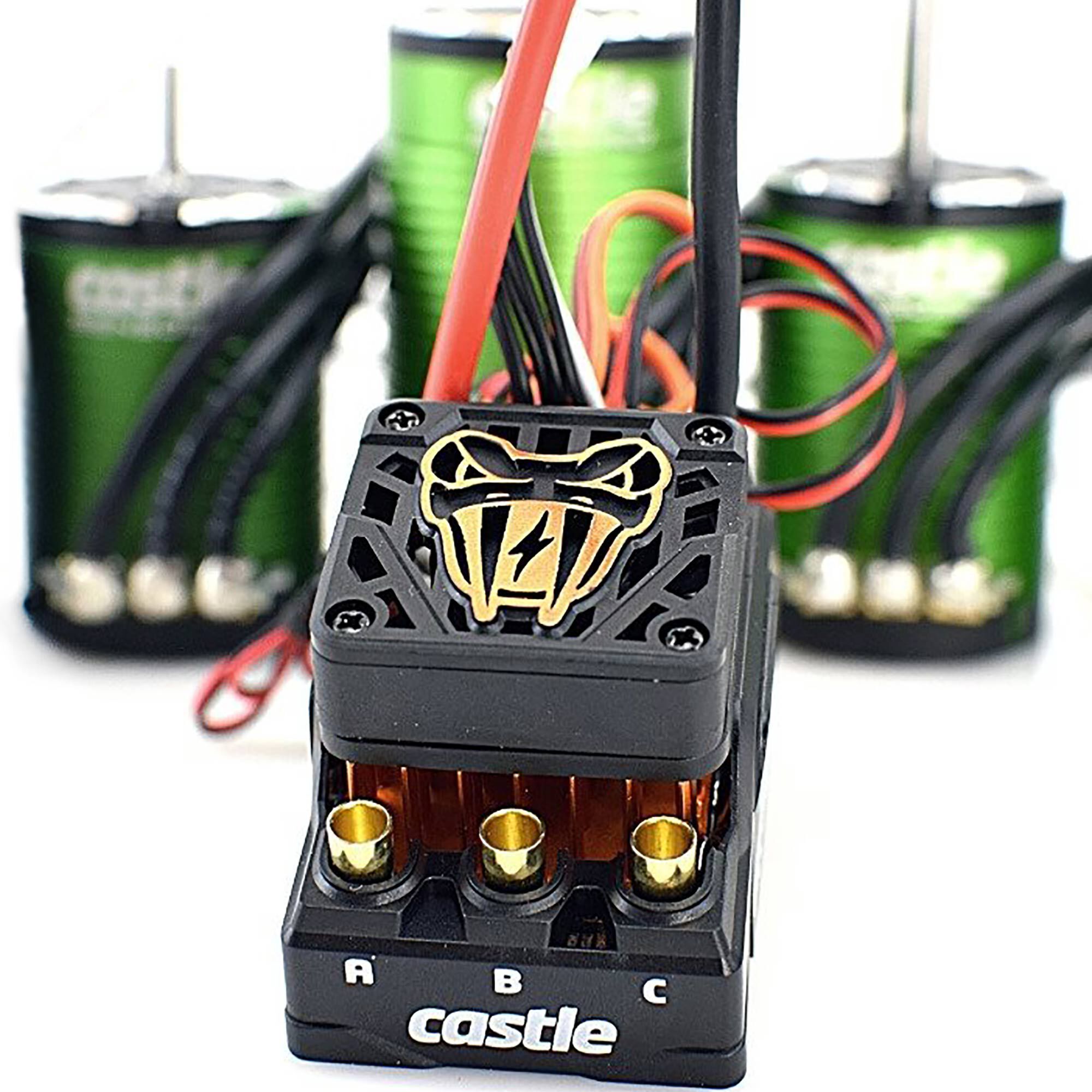 Castle Creations COPPERHEAD 10 Brushless ESC / 1412-2100KV 5mm Sensored Motor Combo