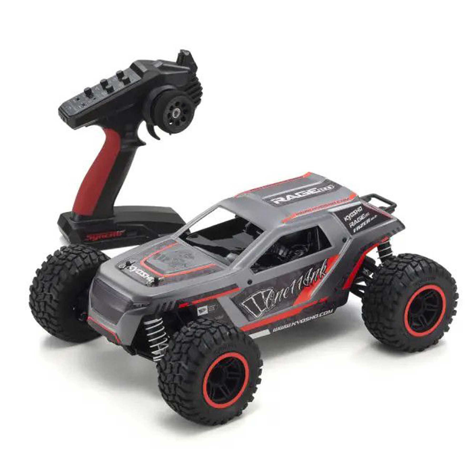 Kyosho 1/10 Fazer Mk2 Rage 2.0 4x4 Monster Truck RTR, Red