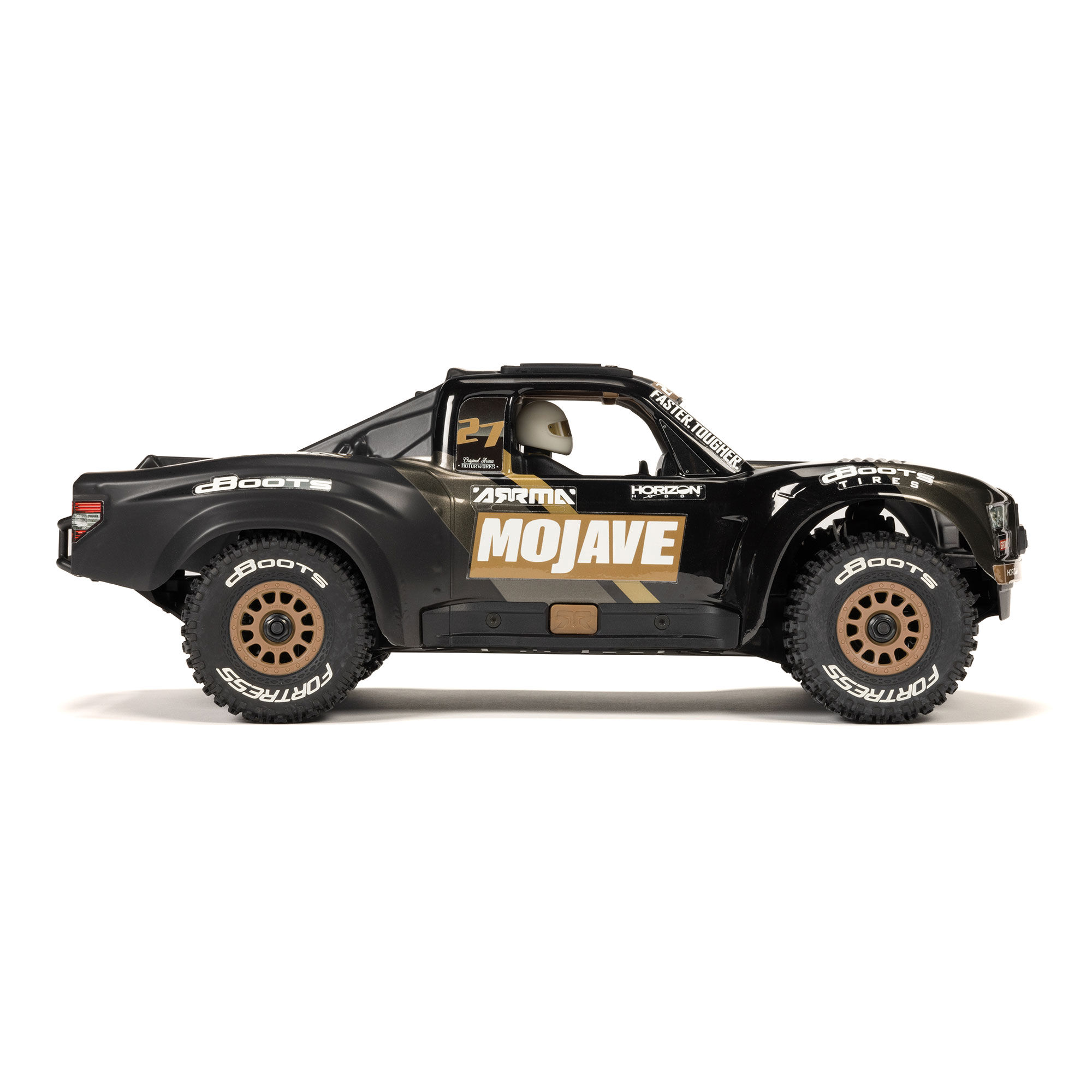 ARRMA 1/16 MOJAVE GROM 223S DSC 4X4 RTR Brushless Desert Truck, Black