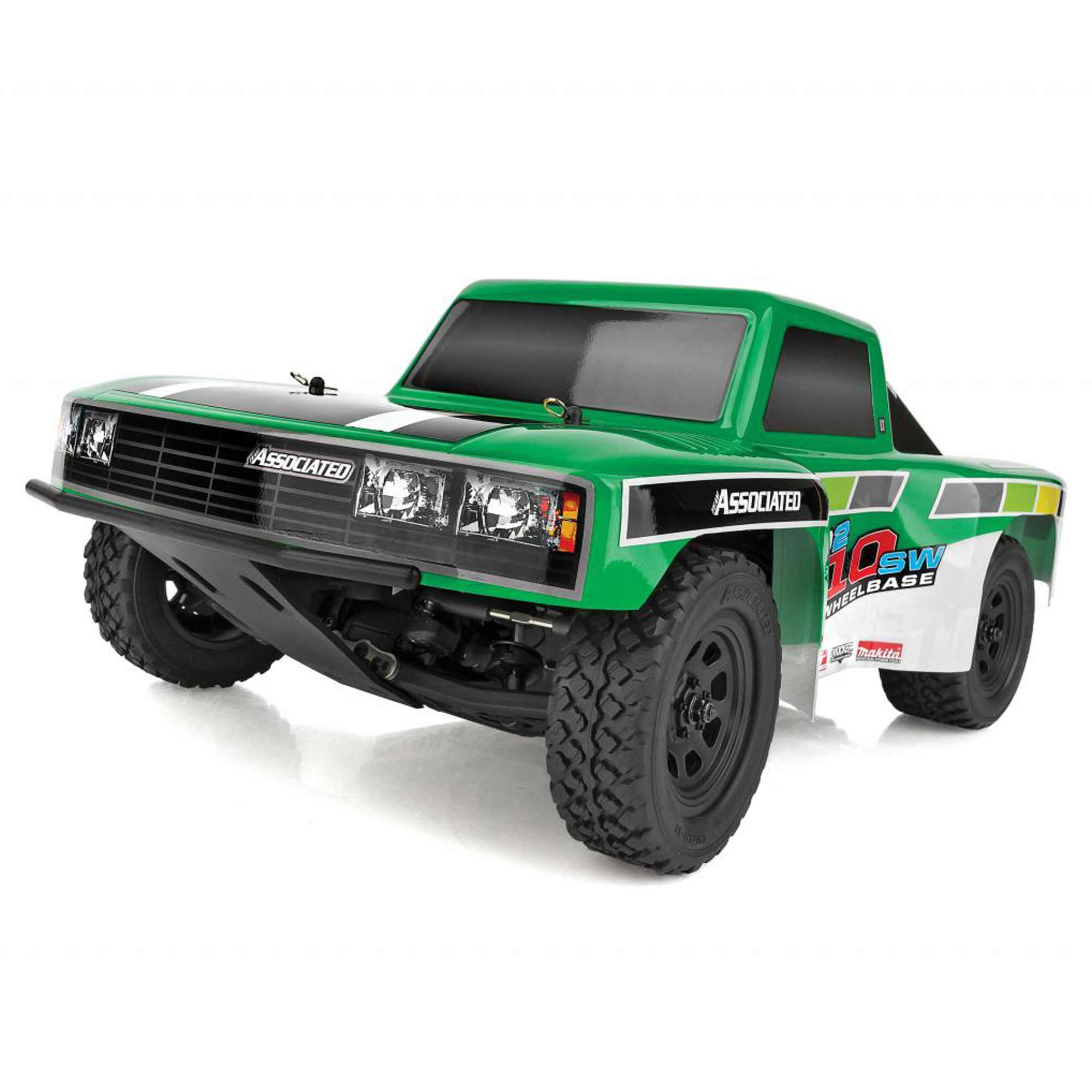 Team Associated 1/10 Pro2 LT10SW Short Course Truck RTR, Green