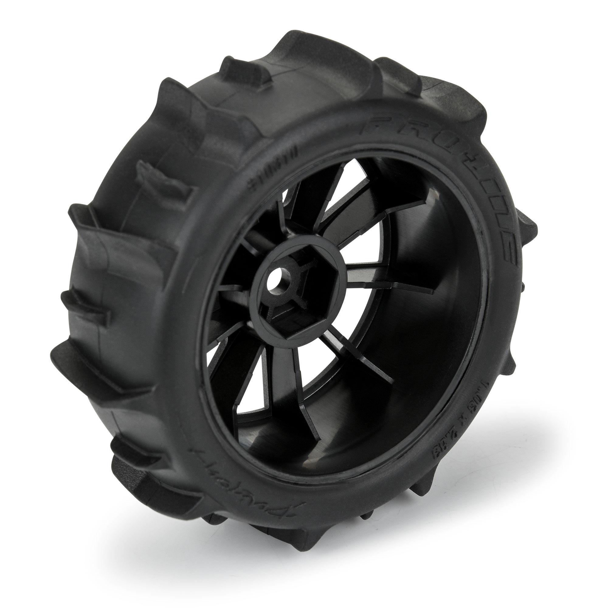 Pro-Line Racing 1/14 Dumont F/R Tires MTD 12mm Black Mach-10 (4): Typhon GROM