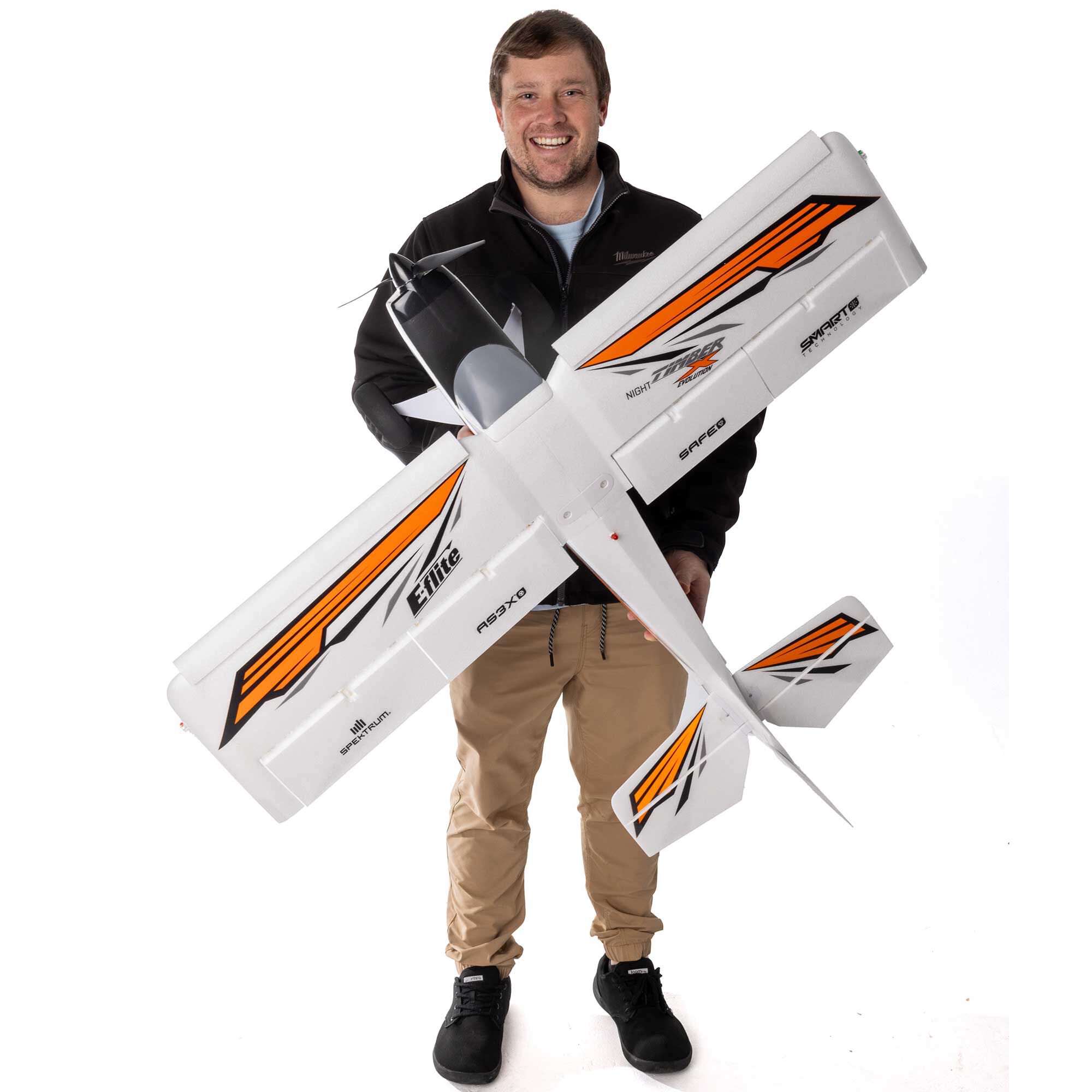 E-flite Night Timber X Evolution 1.2m BNF Basic with AS3X+ and SAFE Select