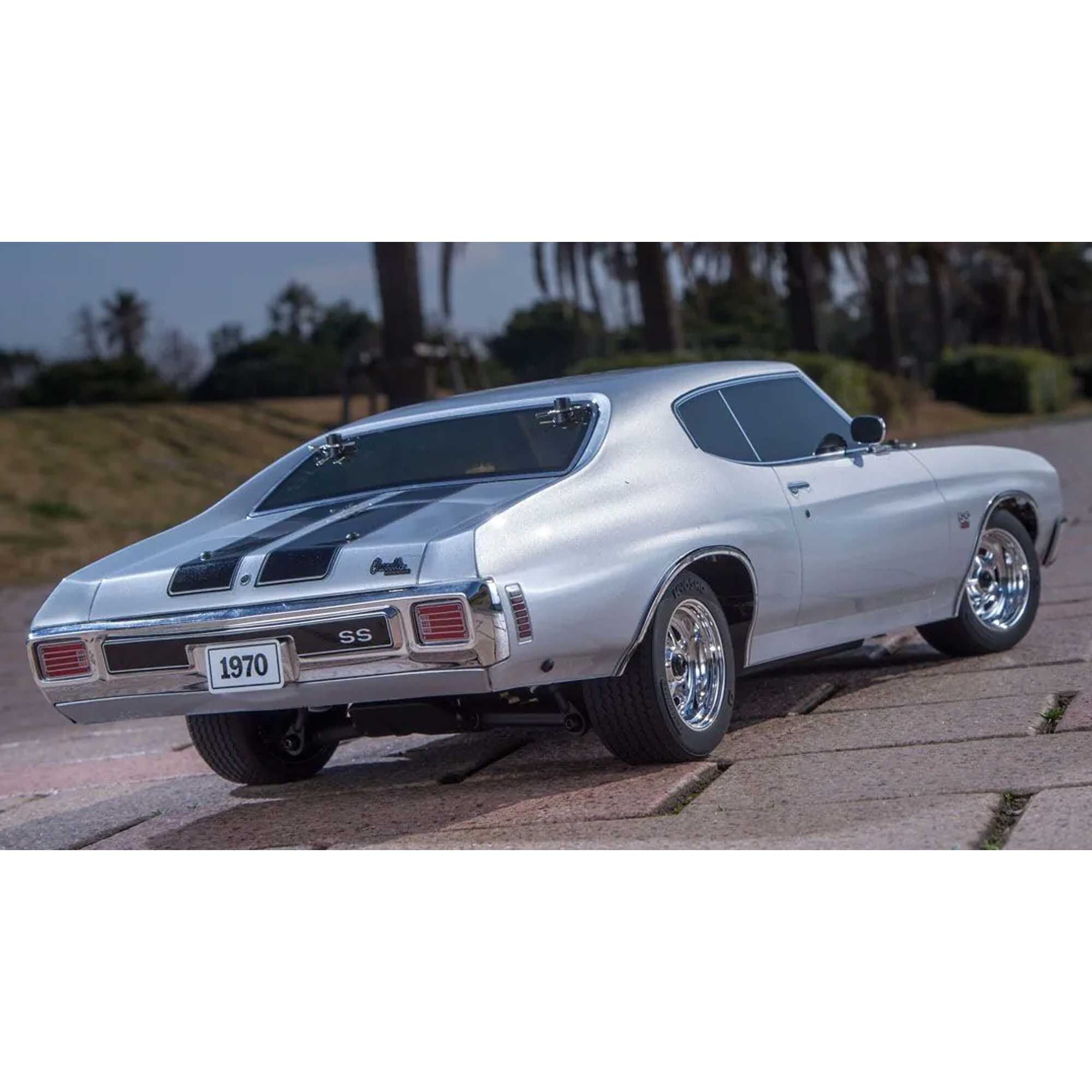 Kyosho 1/10 Fazer Mk2 1970 Chevy Chevelle SS 454 4x4 Electric Touring RTR, Cortez Silver